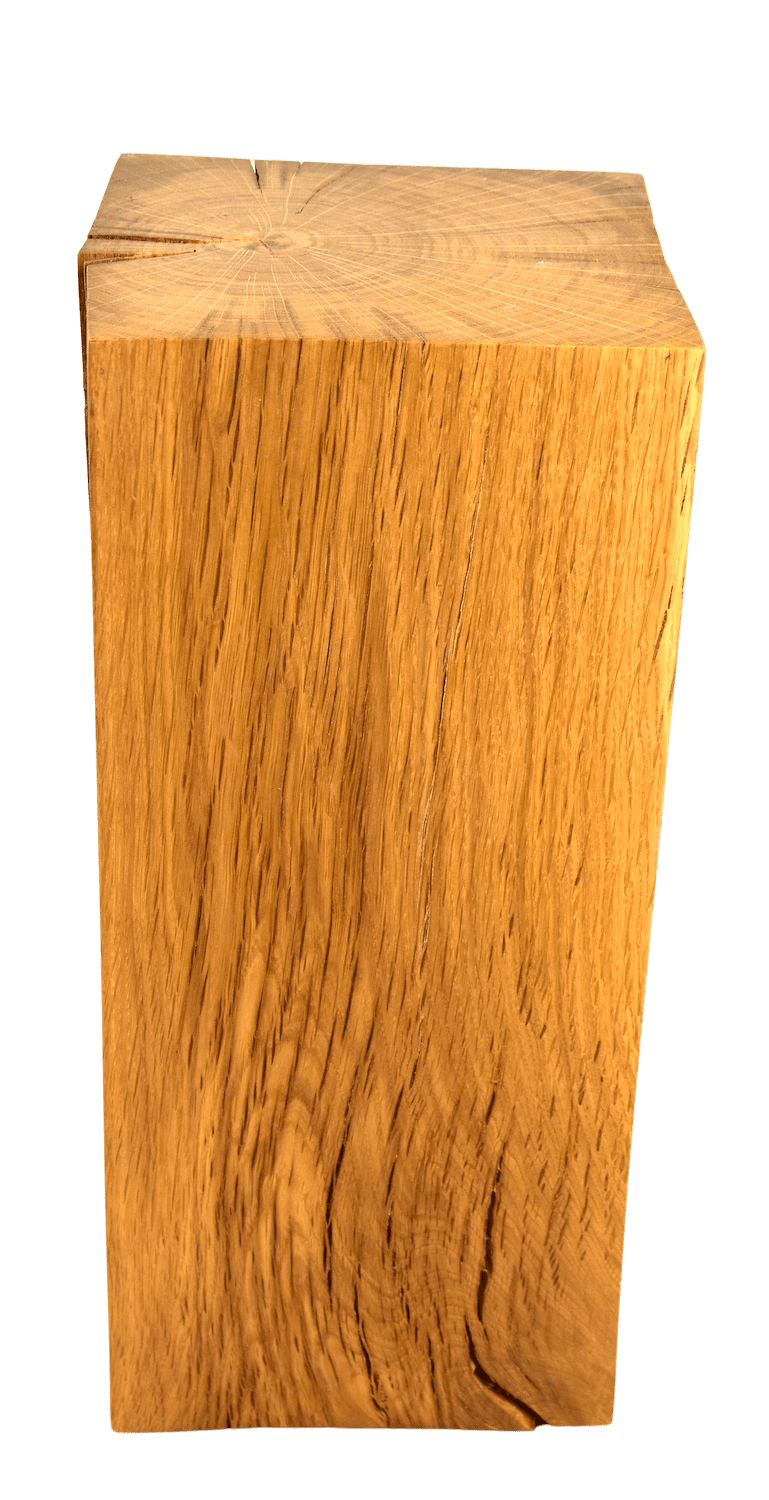 Podest PODIUM, aus hellem Eichenholz, 40 cm