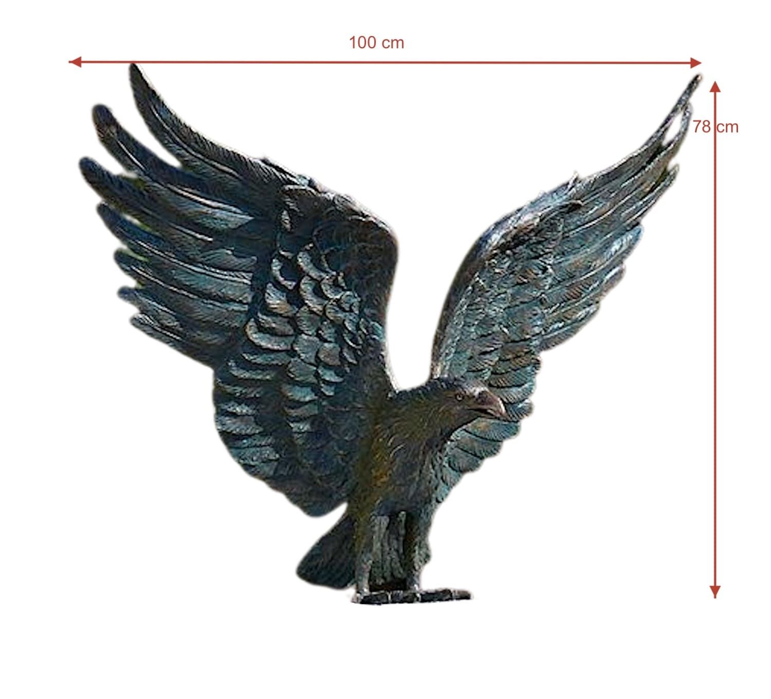 Bronzefigur Vogel SEEADLER 100 cm
