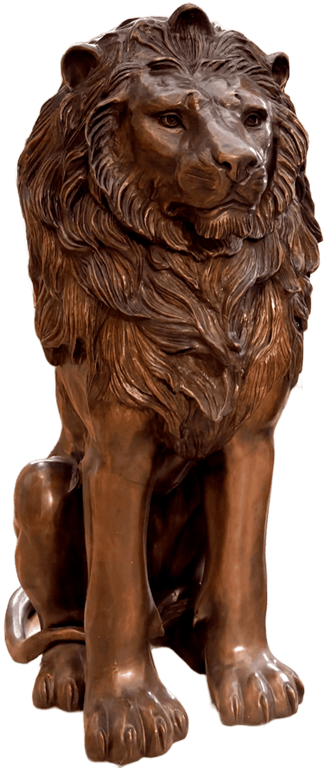 Bronzefigur Löwe LUDWIG