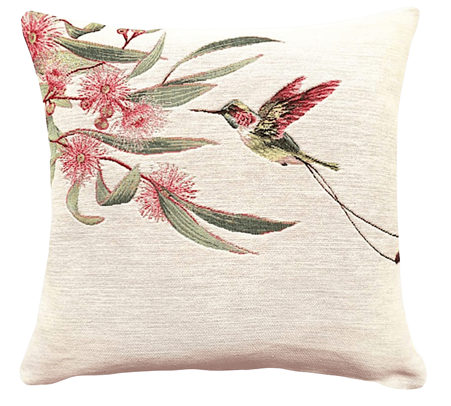 Gobelinkissen Lutex KOLIBRI ROTE FLÜGEL, 48 x 48 cm