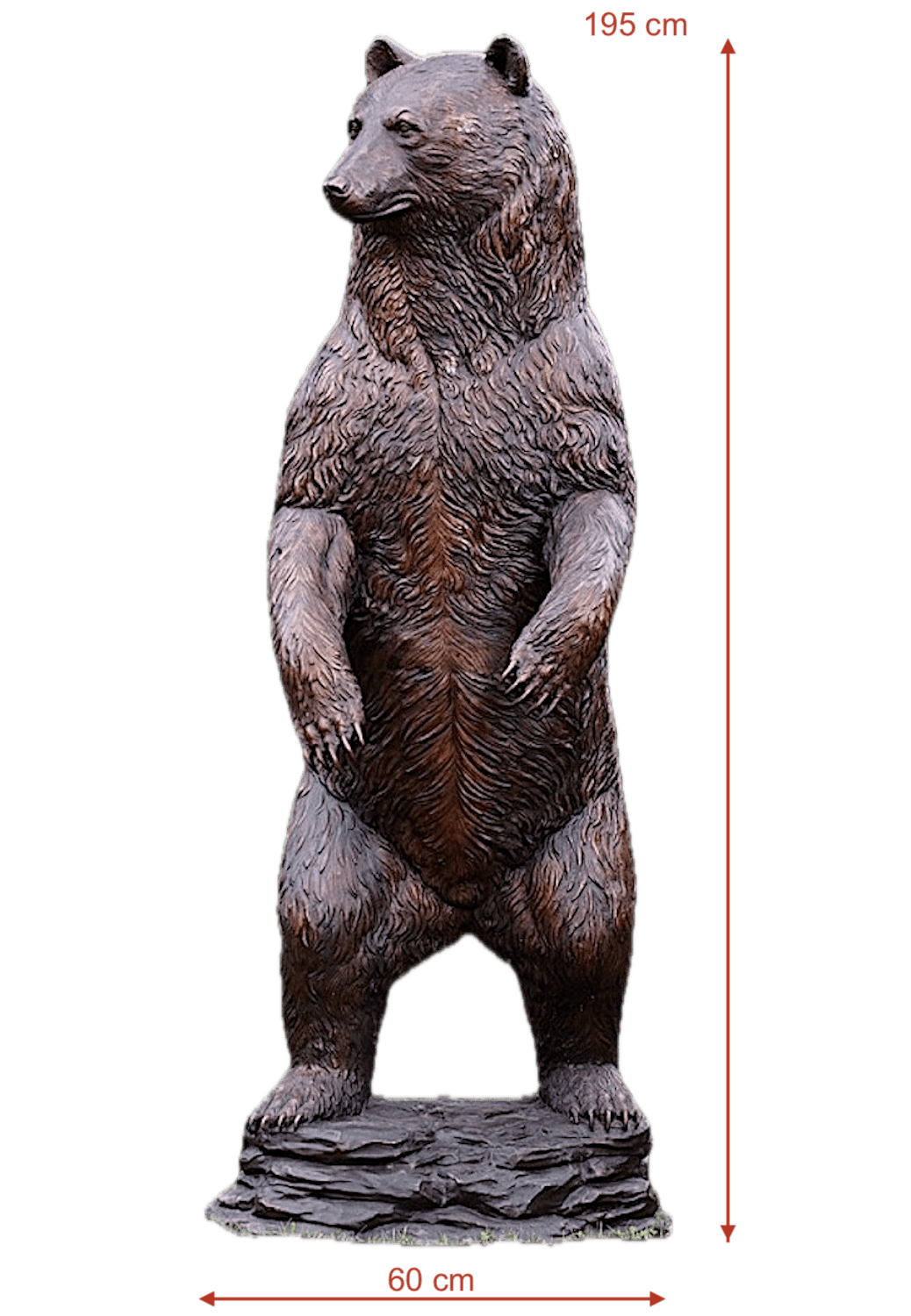 Bronzefigur Braunbär BJÖRN