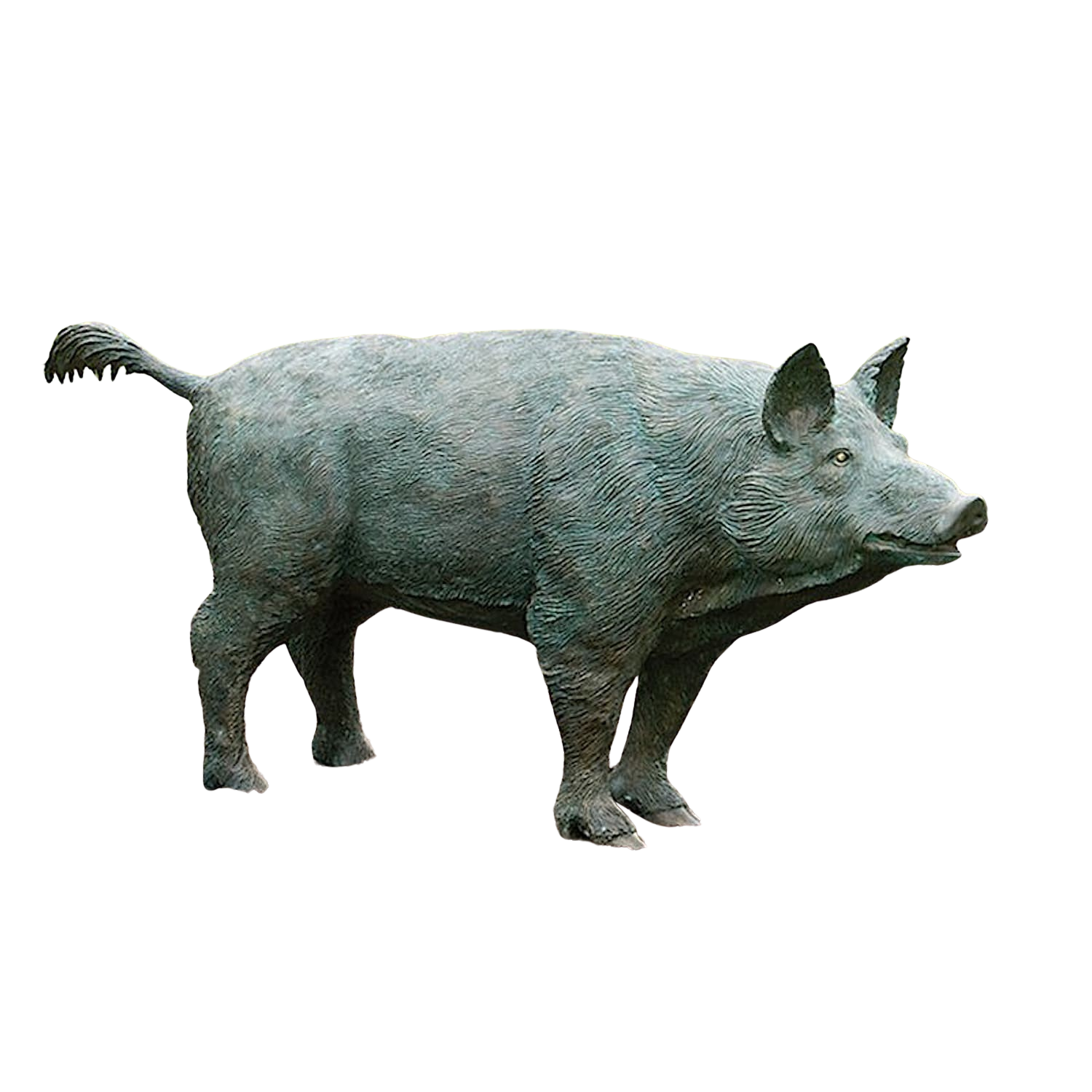 Bronzefigur Wildschwein BACHE GUNDI