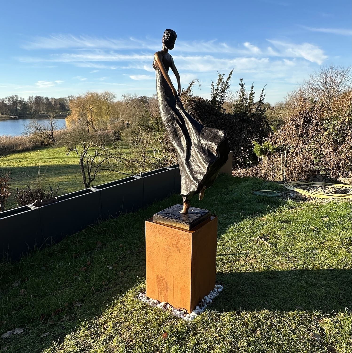 Vielitzsee/Brandenburg: Bronzefigur FLORANCE