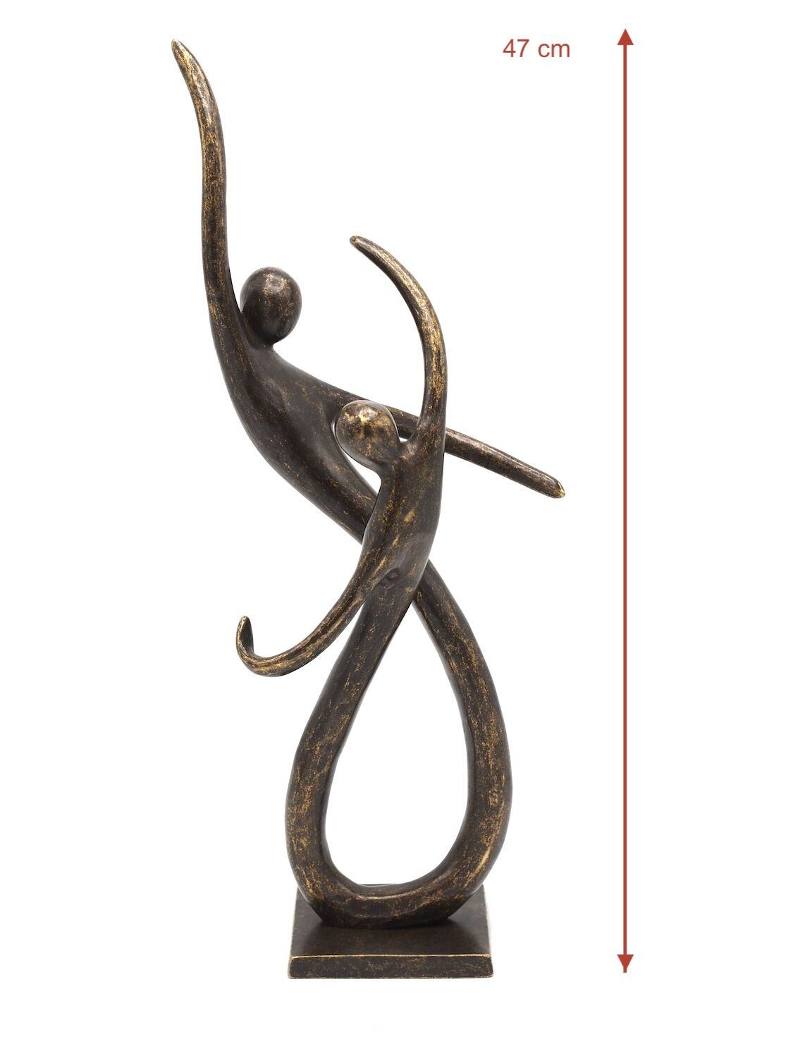 Bronzeobjekt IN BEWEGUNG (Tanzpaar)