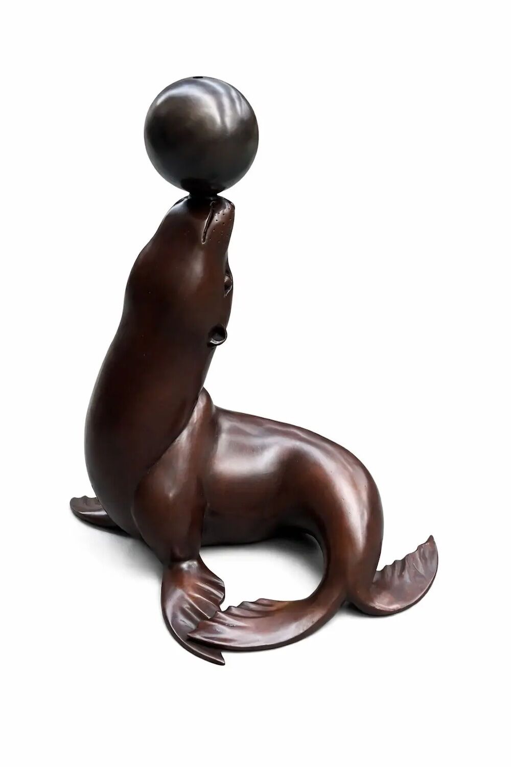 Bronzefigur Seehund ROBERT Robbe Seelöwe