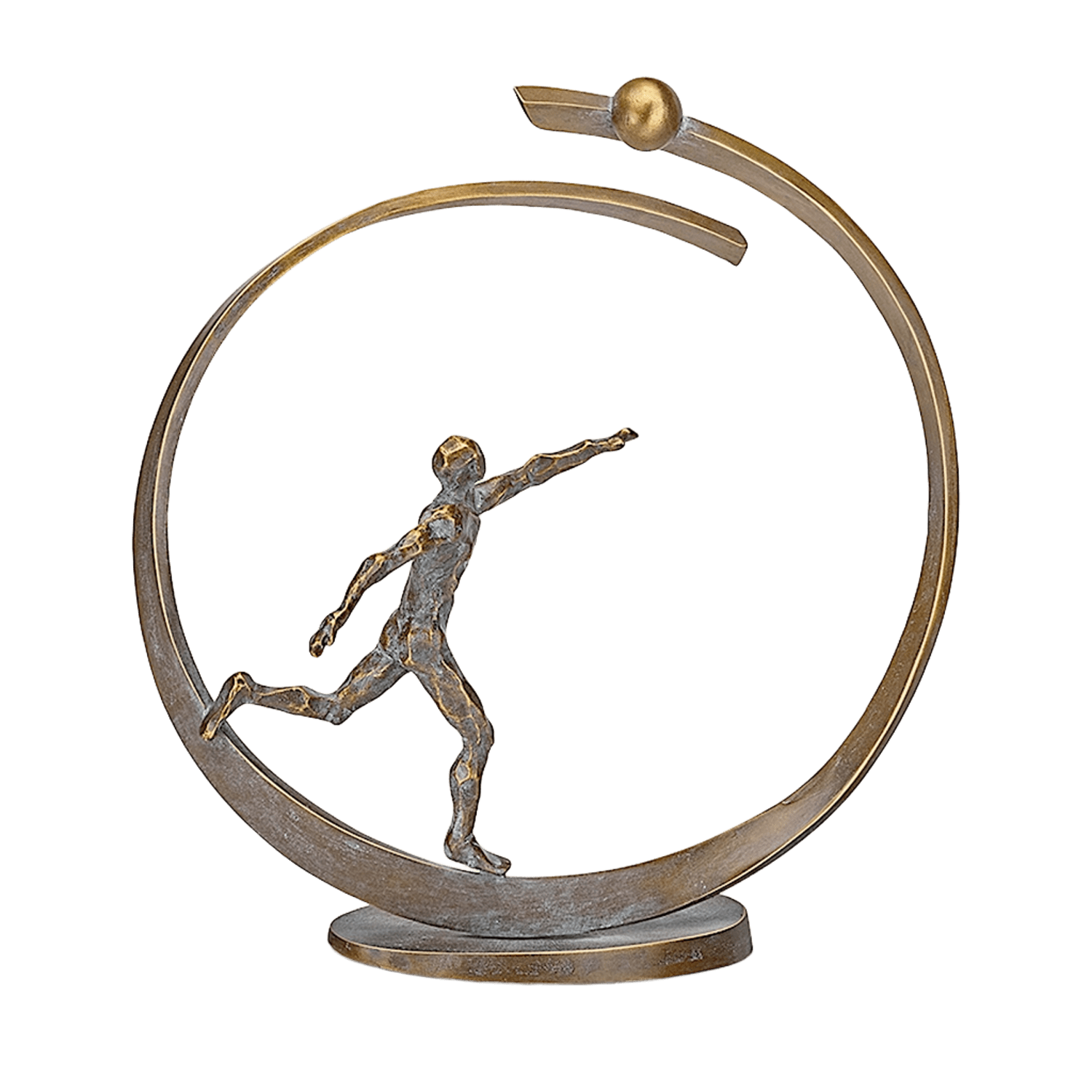 Bronzefigur VORWÄRTS