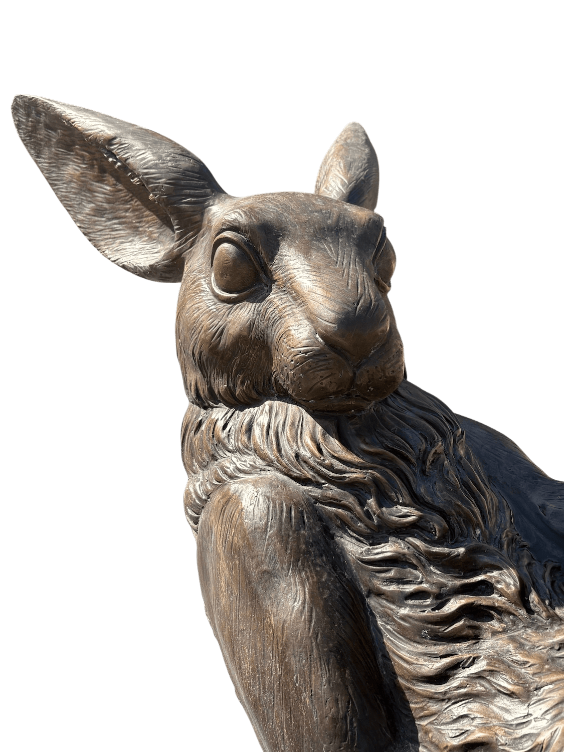 Bronzefigur Hase OSWIN, 130 cm