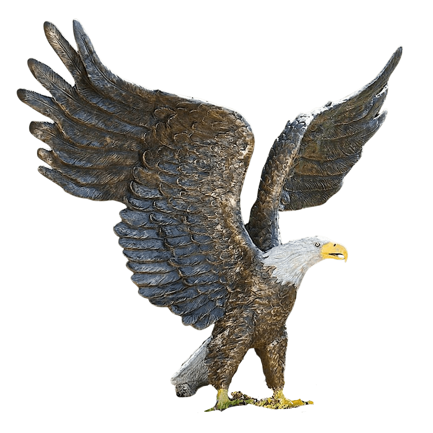 Bronzefigur Vogel WEISSKOPF-SEEADLER 200 cm