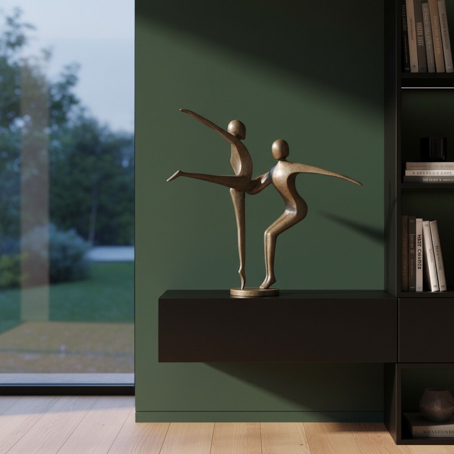 Bronzefigur TANZENDES PAAR-2