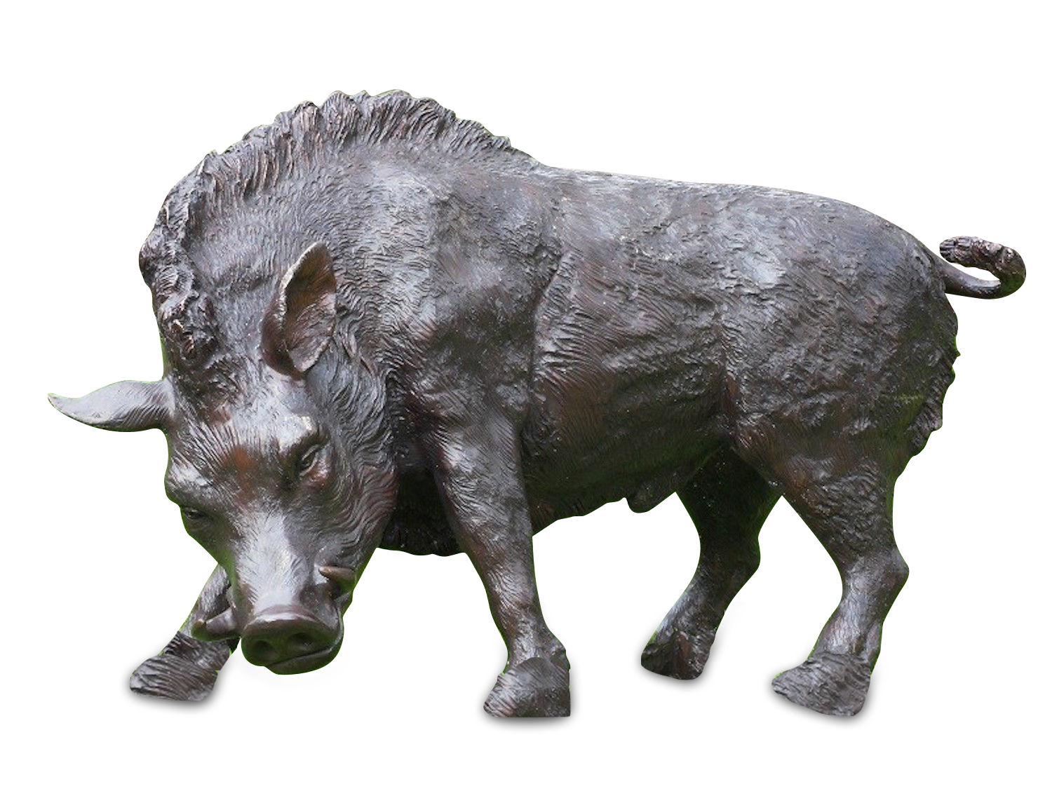 Bronzefigur Wildschwein DIEGO