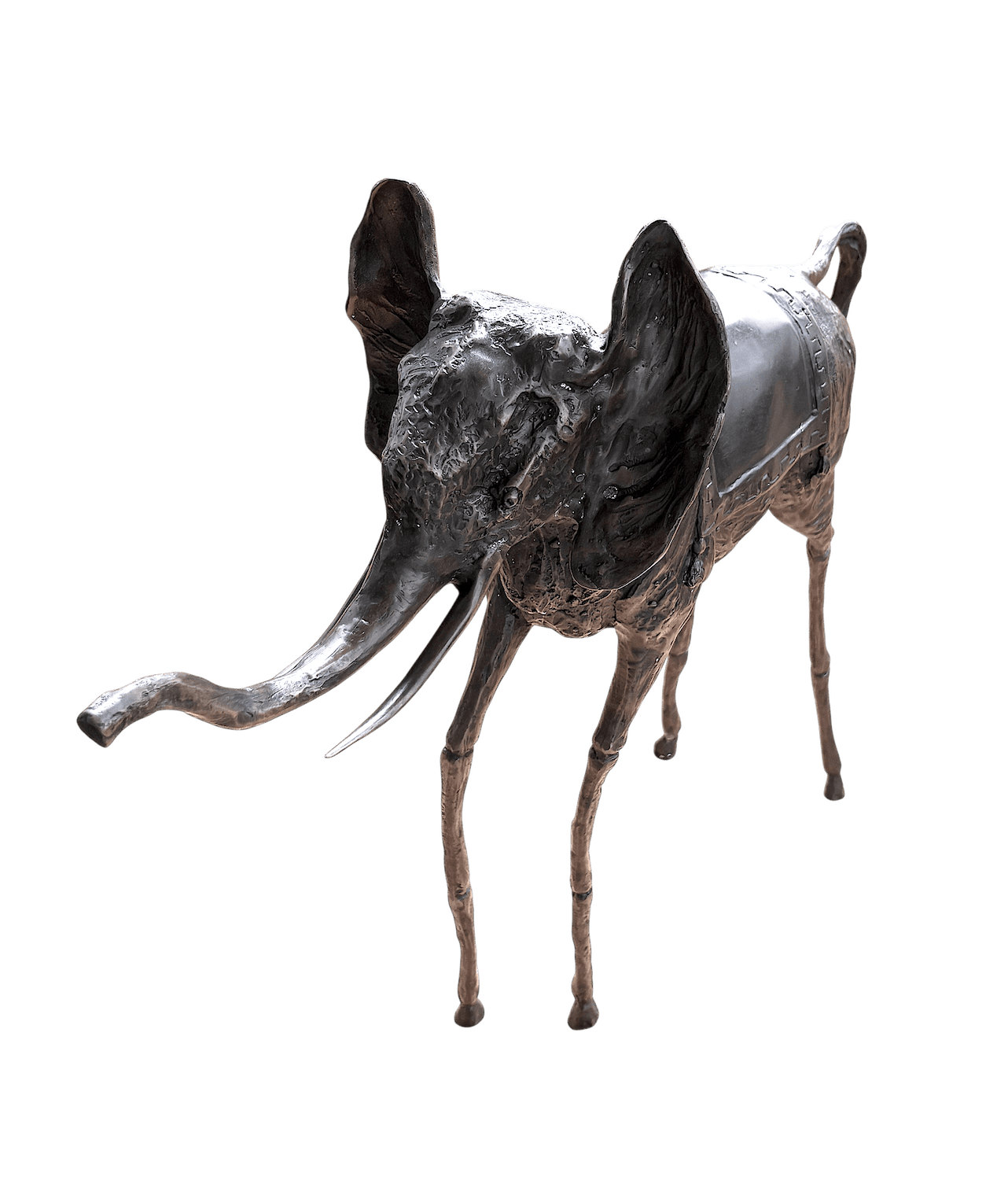 Bronzefigur ELEFANT DALI, 55 cm