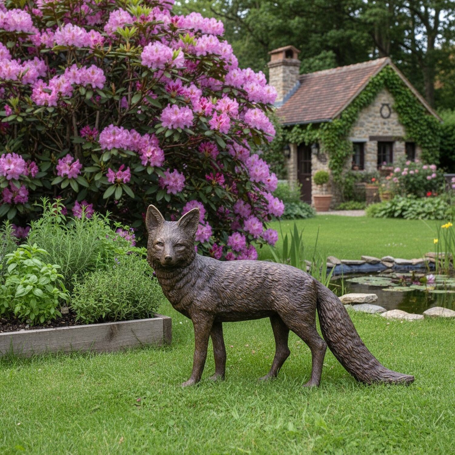 Bronzefigur FUCHS