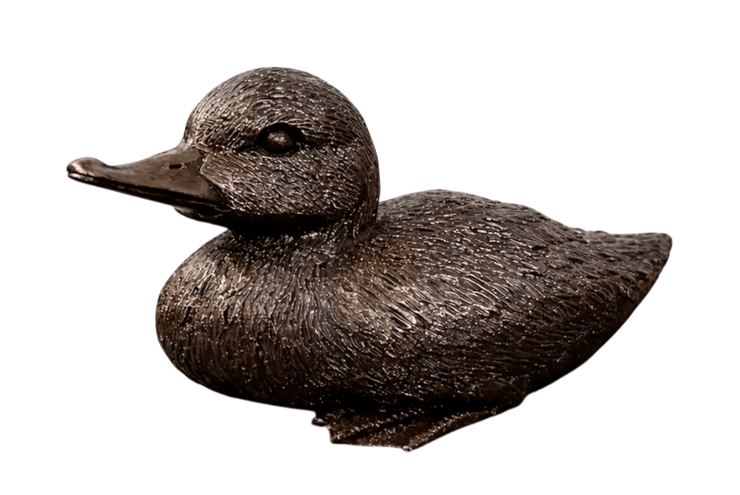 Bronzefigur Vogel Ente KÜKEN COOKIE, 17 cm