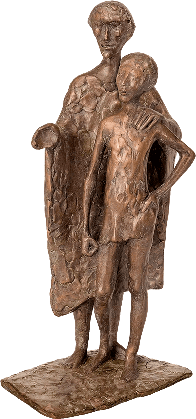 Bronzefigur DEN EIGENEN WEG GEHEN (von Manfred Welzel)