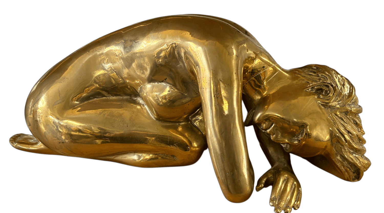 Bronzefigur PHOEBE, 40 cm, weiblicher Akt