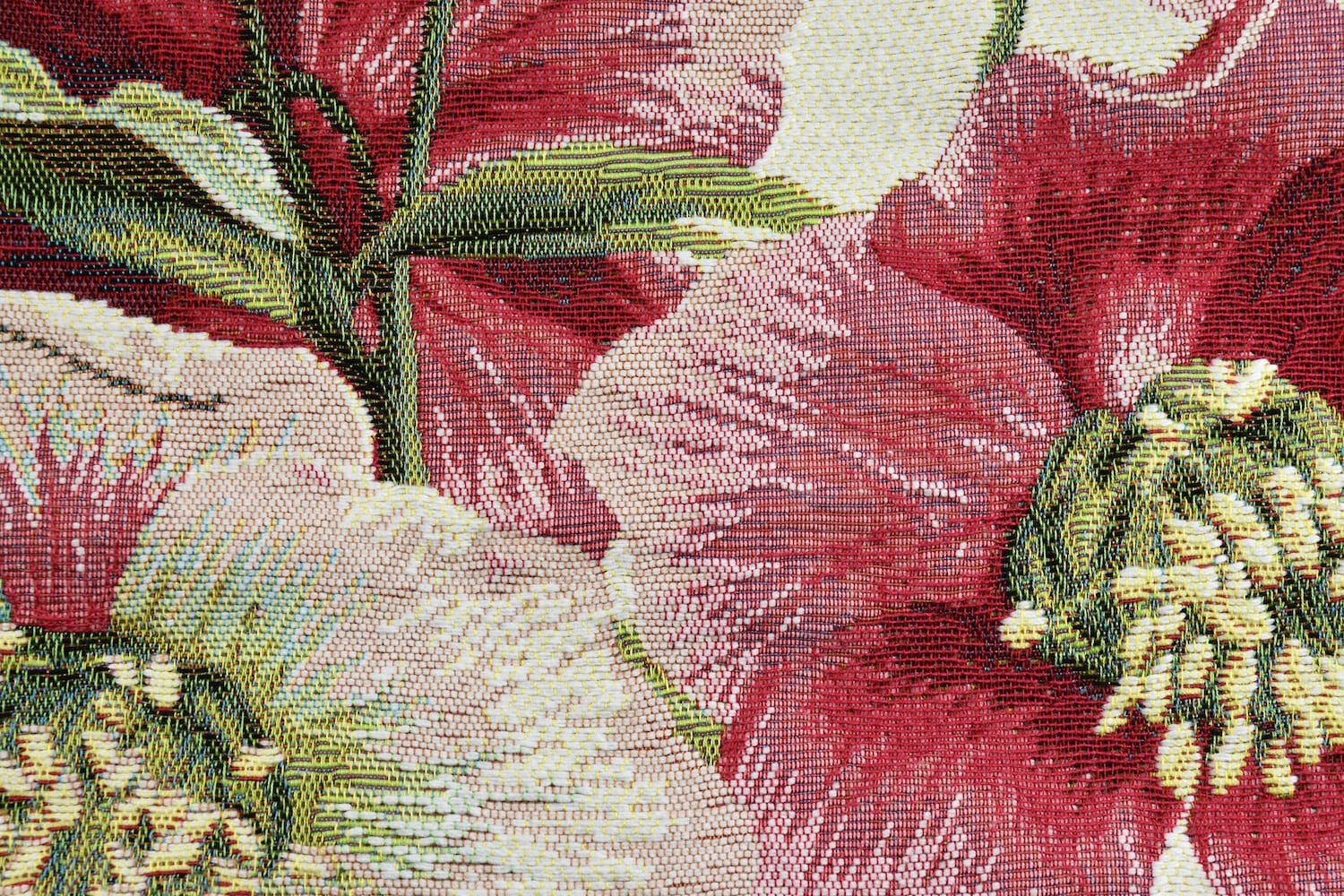 Gobelinkissenhülle Art de Lys HELLEBORUS CHRISTROSE kleine Blüten creme 48x48 cm