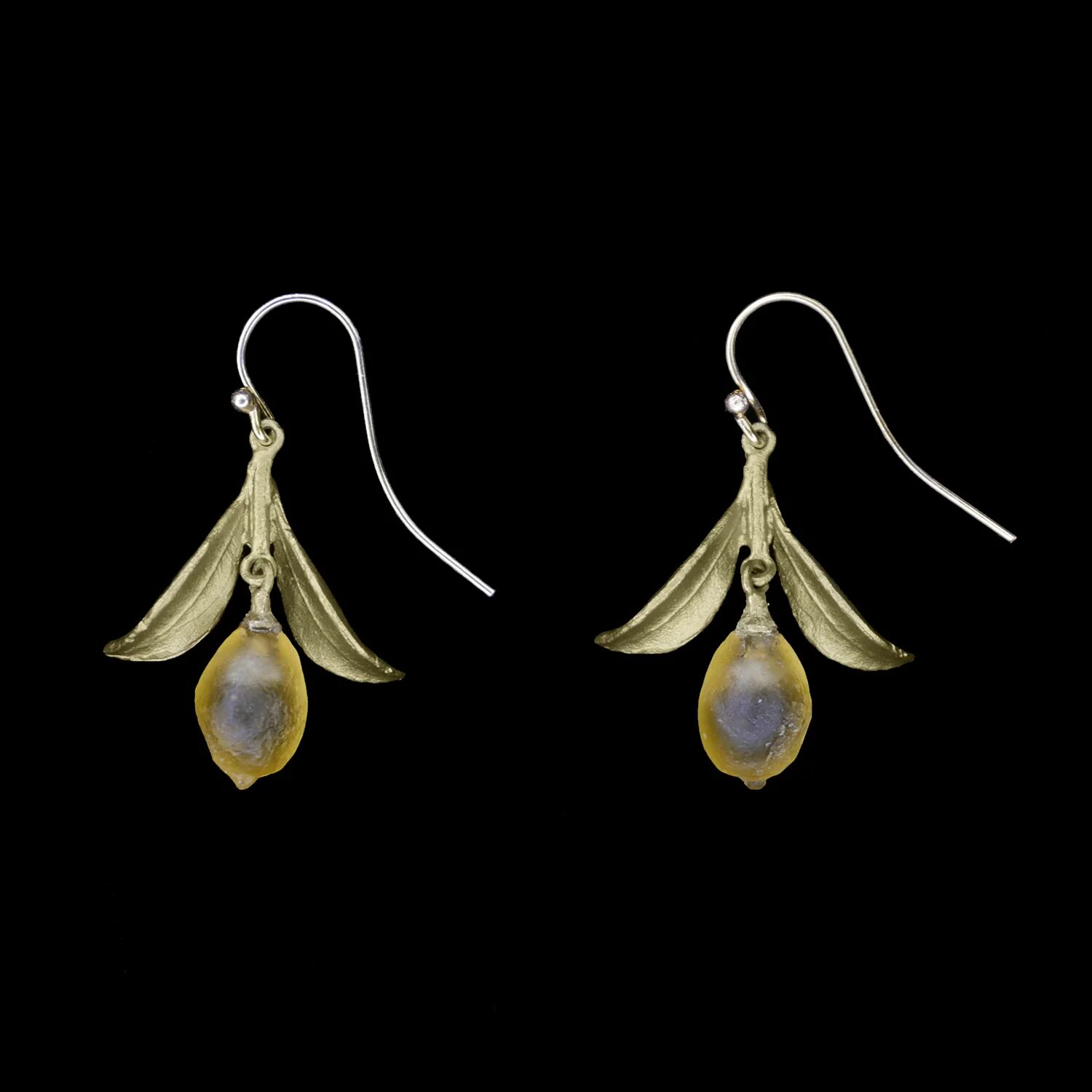 Bronzeschmuck ZITRONE Ohrhänger Paar