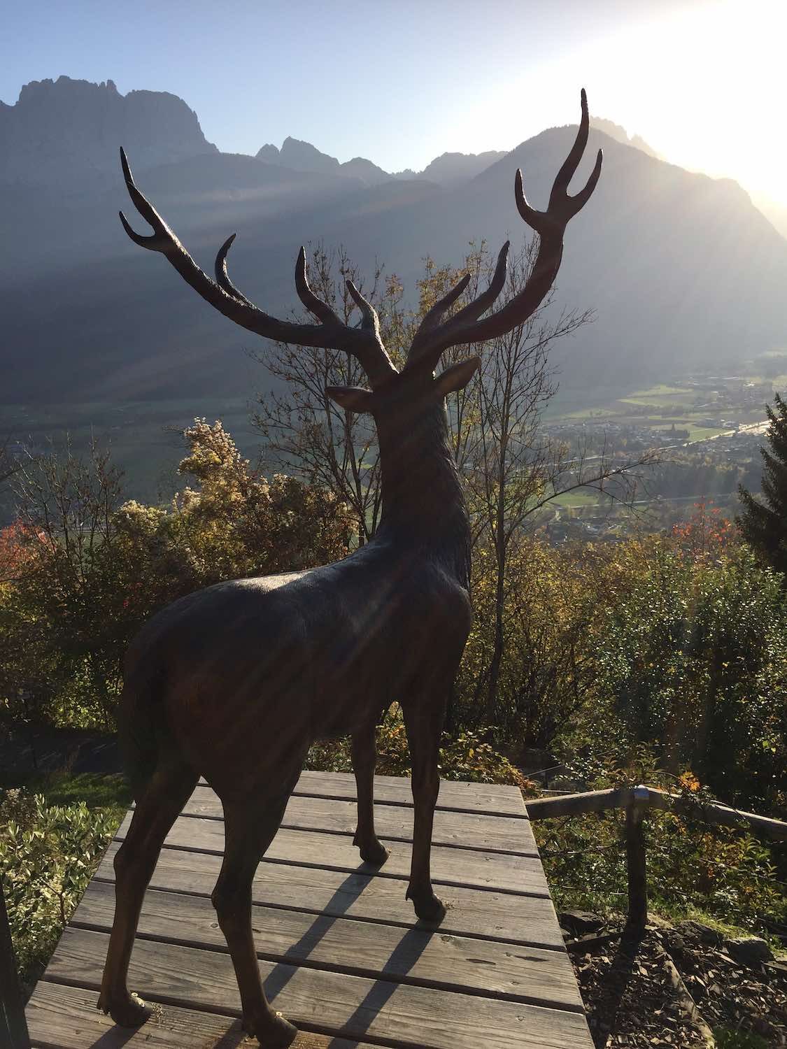 Tirol, Österreich: Bronzehirsch ORSON Tirol, Österreich: Bronzehirsch ORSON