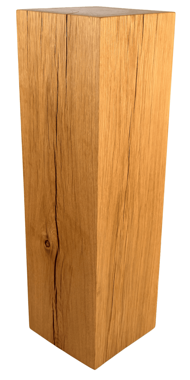 Podest PODIUM, aus hellem Eichenholz, 57 cm