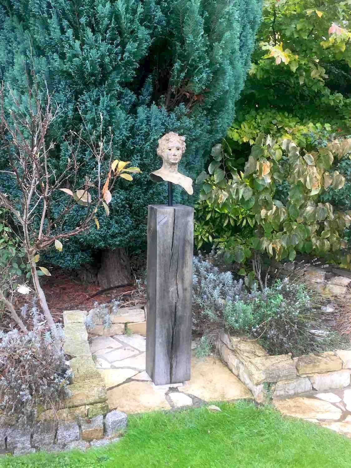 Falkensee b. Berlin: Bronzebüste JANUS Falkensee b. Berlin: Bronzebüste JANUS