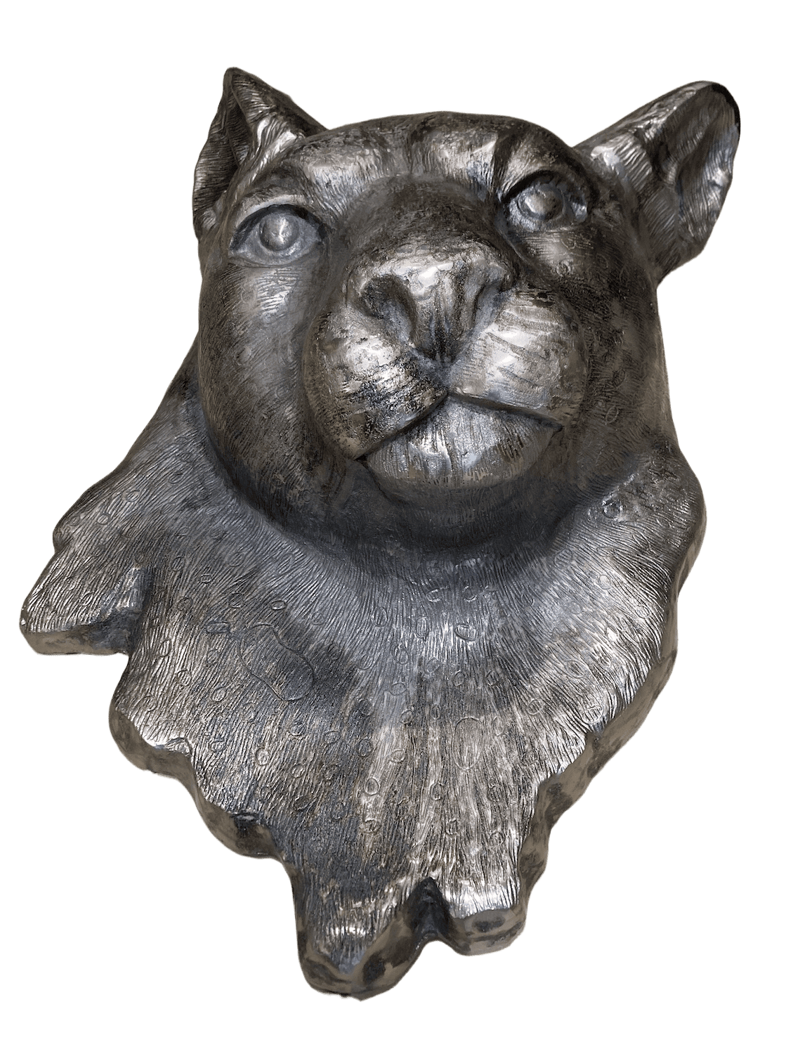 Aluminiumfigur Leopard NAMIR, Wandobjekt
