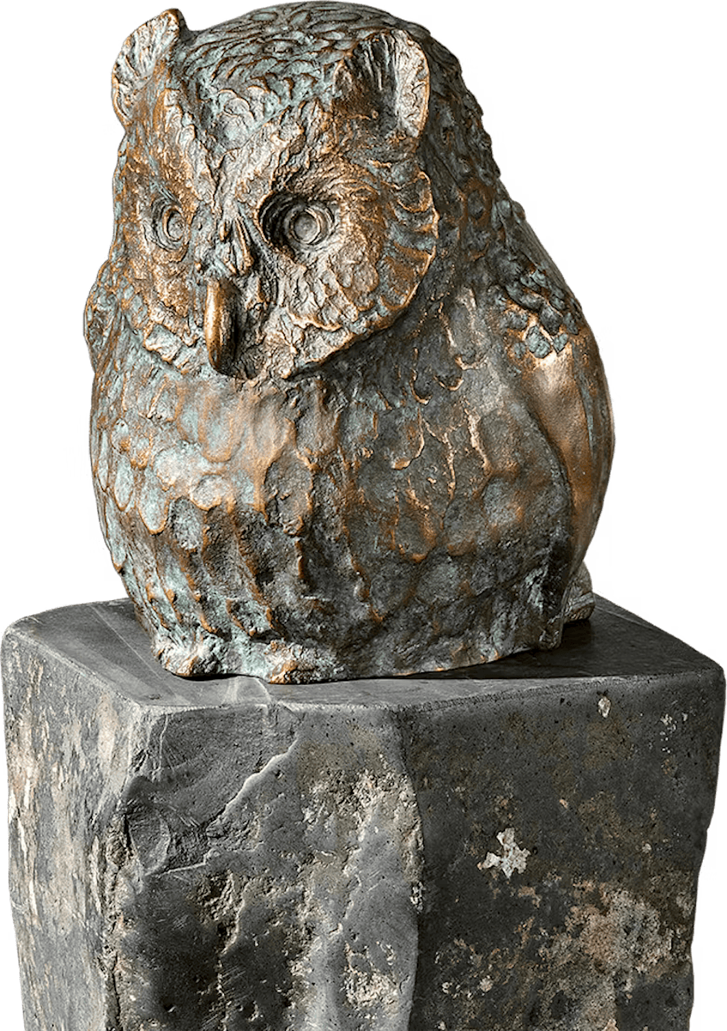 Bronzefigur EULE, von Martin Schliessler