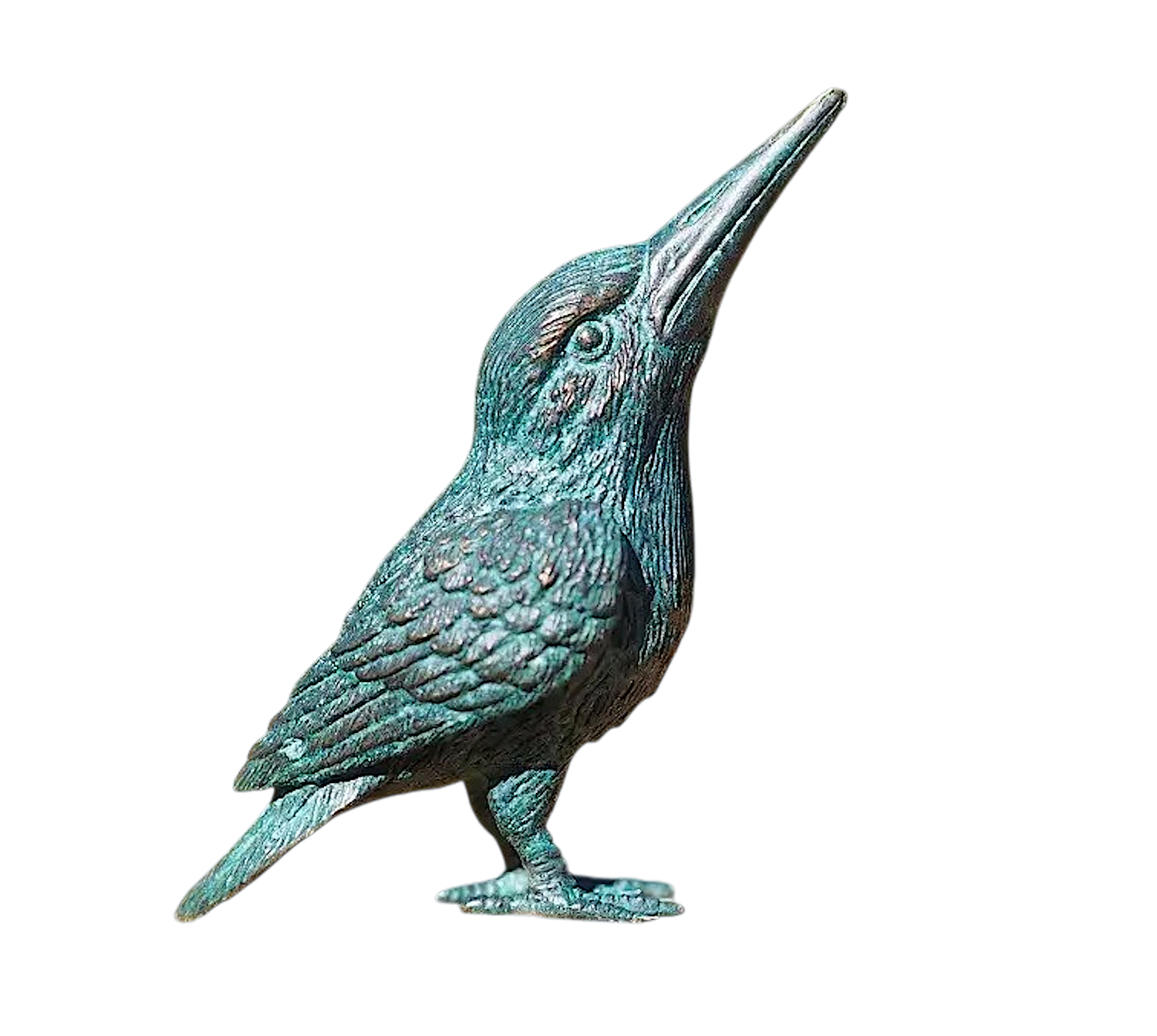 Bronzefigur Vogel EISVOGEL ALCEDO, 10 cm