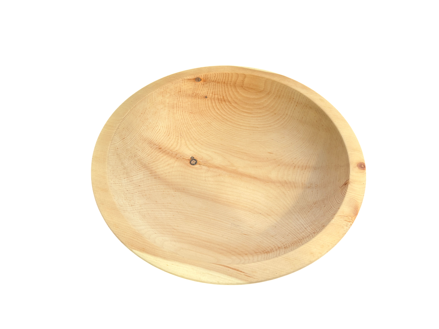 Zirbenholzschale, natur, rund, ø 30 cm, 7 cm hoch