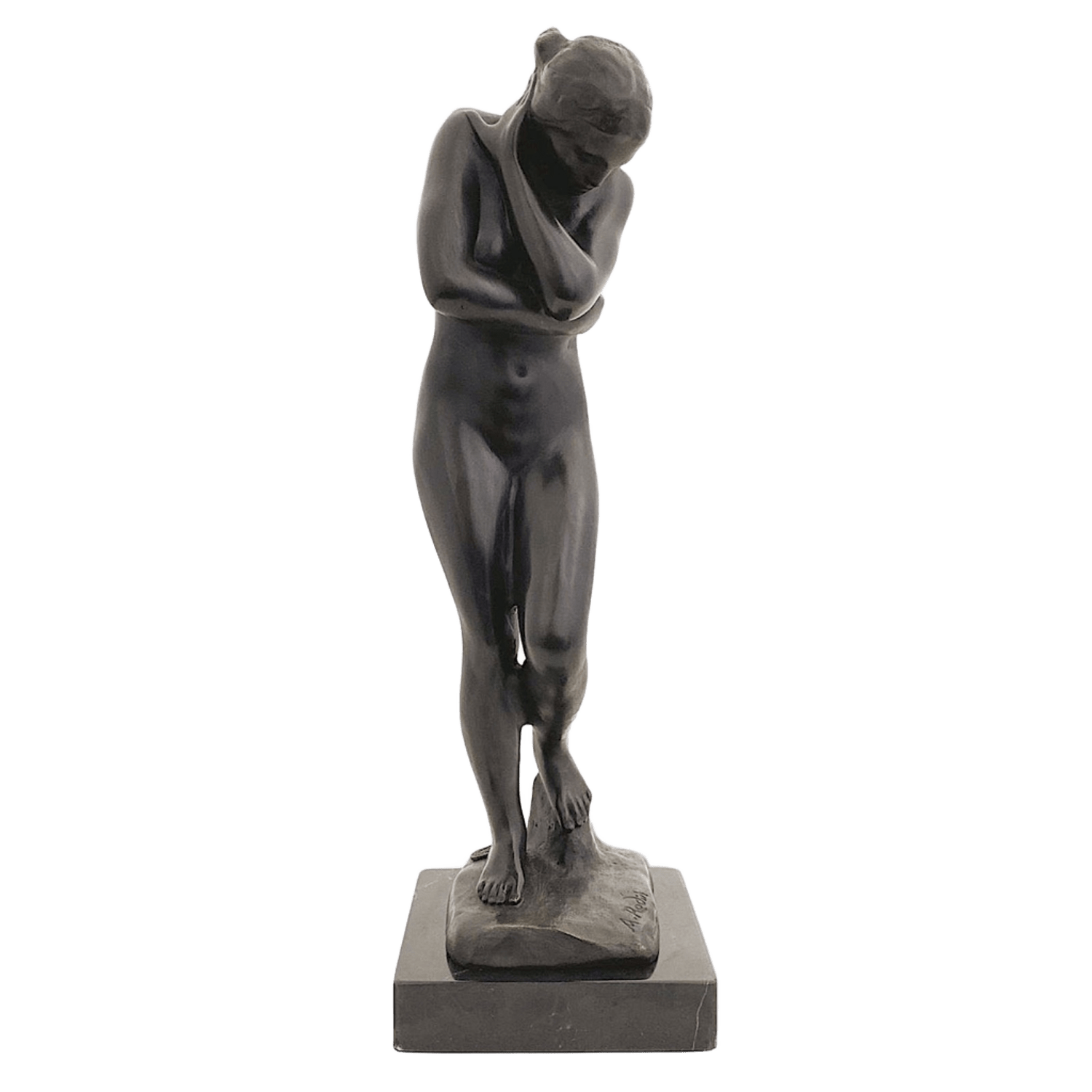 Bronzefigur EVA, nach Auguste A. Rodin, 29 cm