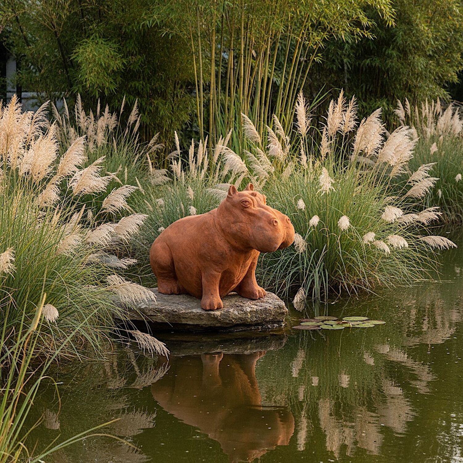Gusseisen FLUSSPFERD, Nilpferd Hippo HOTTE
