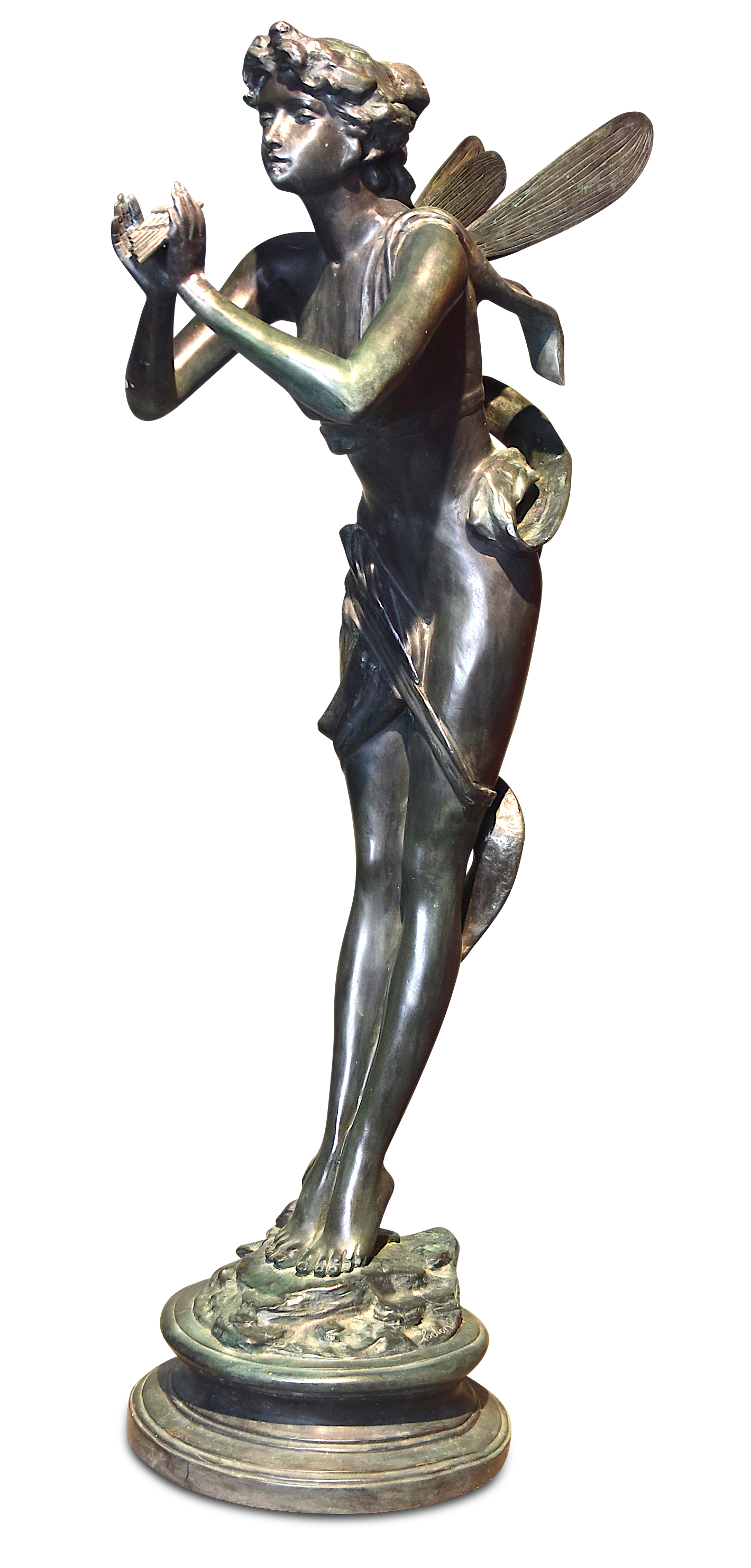 Bronzefigur SELENE 90 cm
