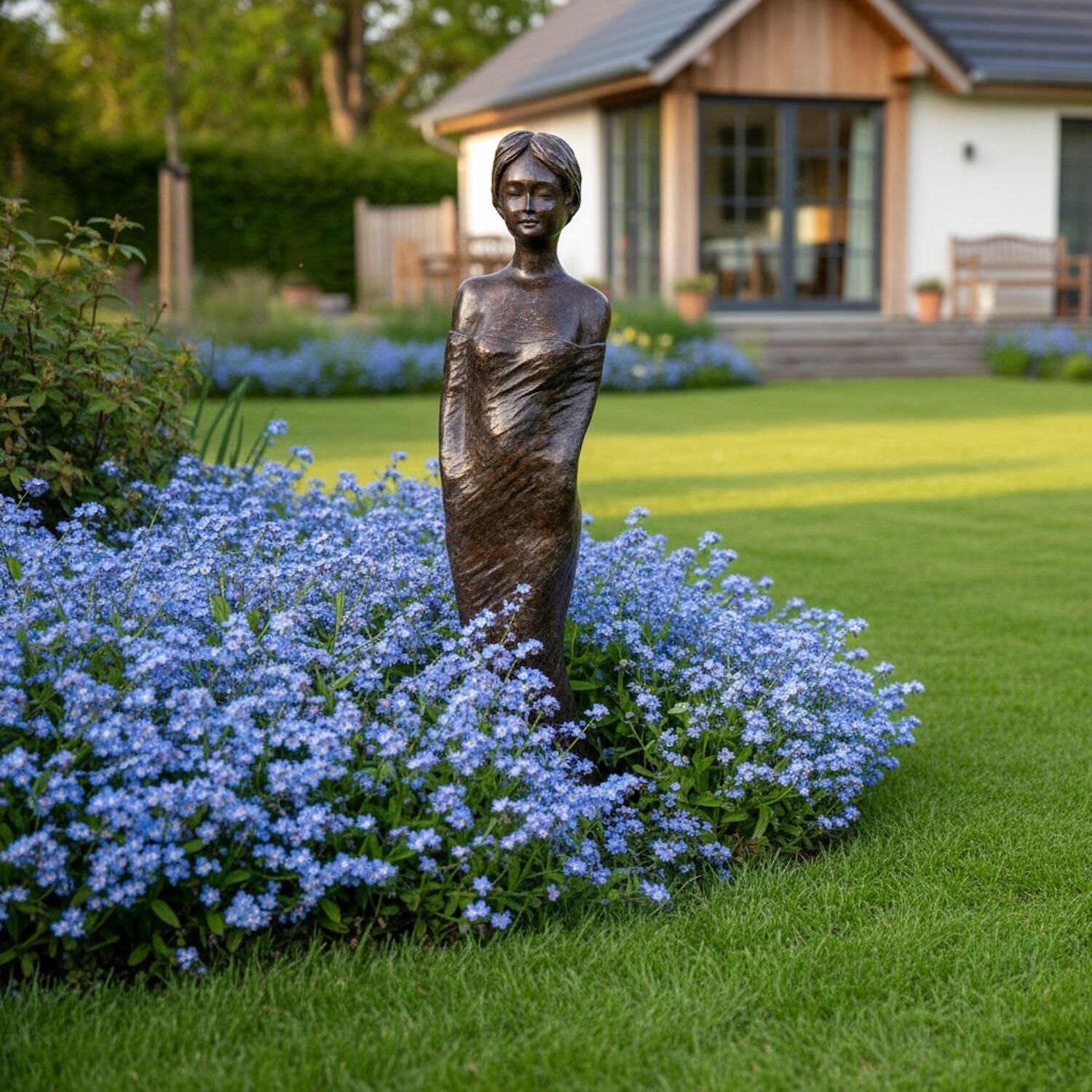 Bronzefigur KLEINE SCHWESTER, 138 cm