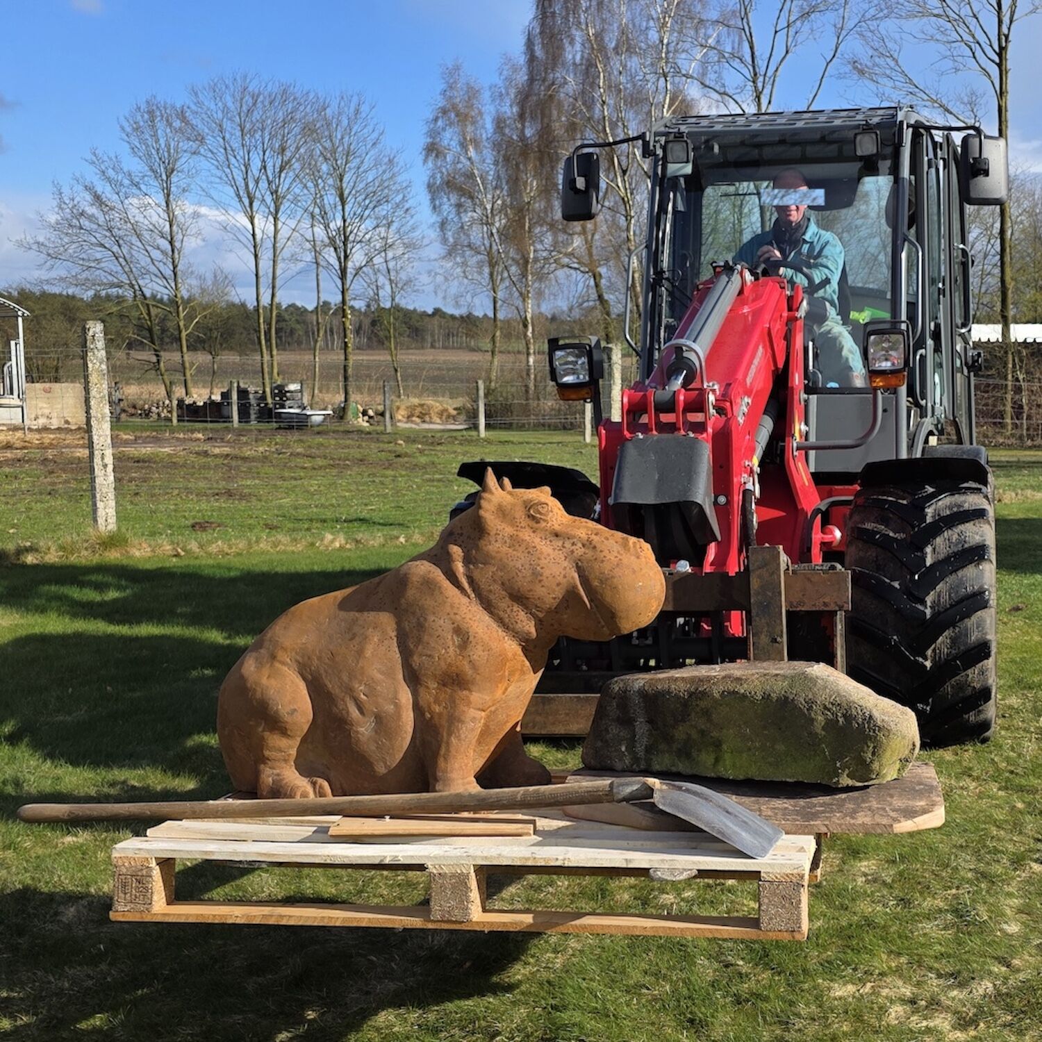 Gusseisen FLUSSPFERD, Nilpferd Hippo HOTTE