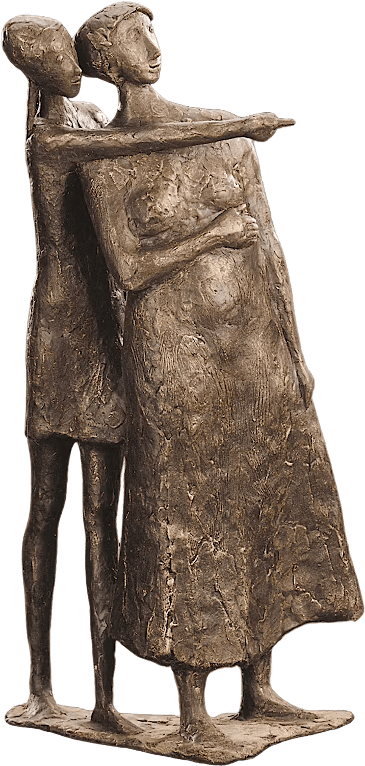 Bronzefigur ZEIGEN (von Manfred Welzel)