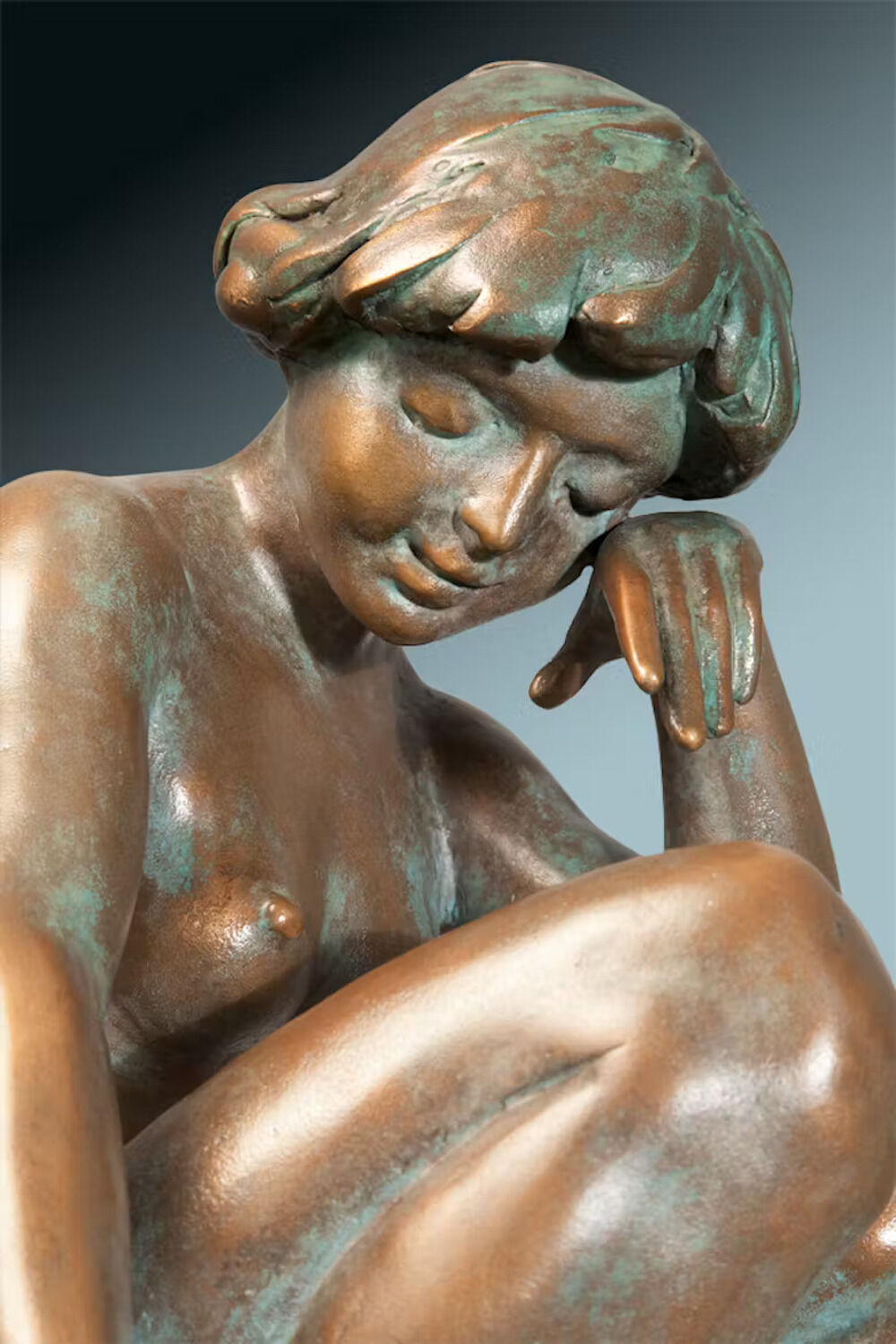 Bronzefigur BUNTE STEINE (von Erwin A. Schinzel)