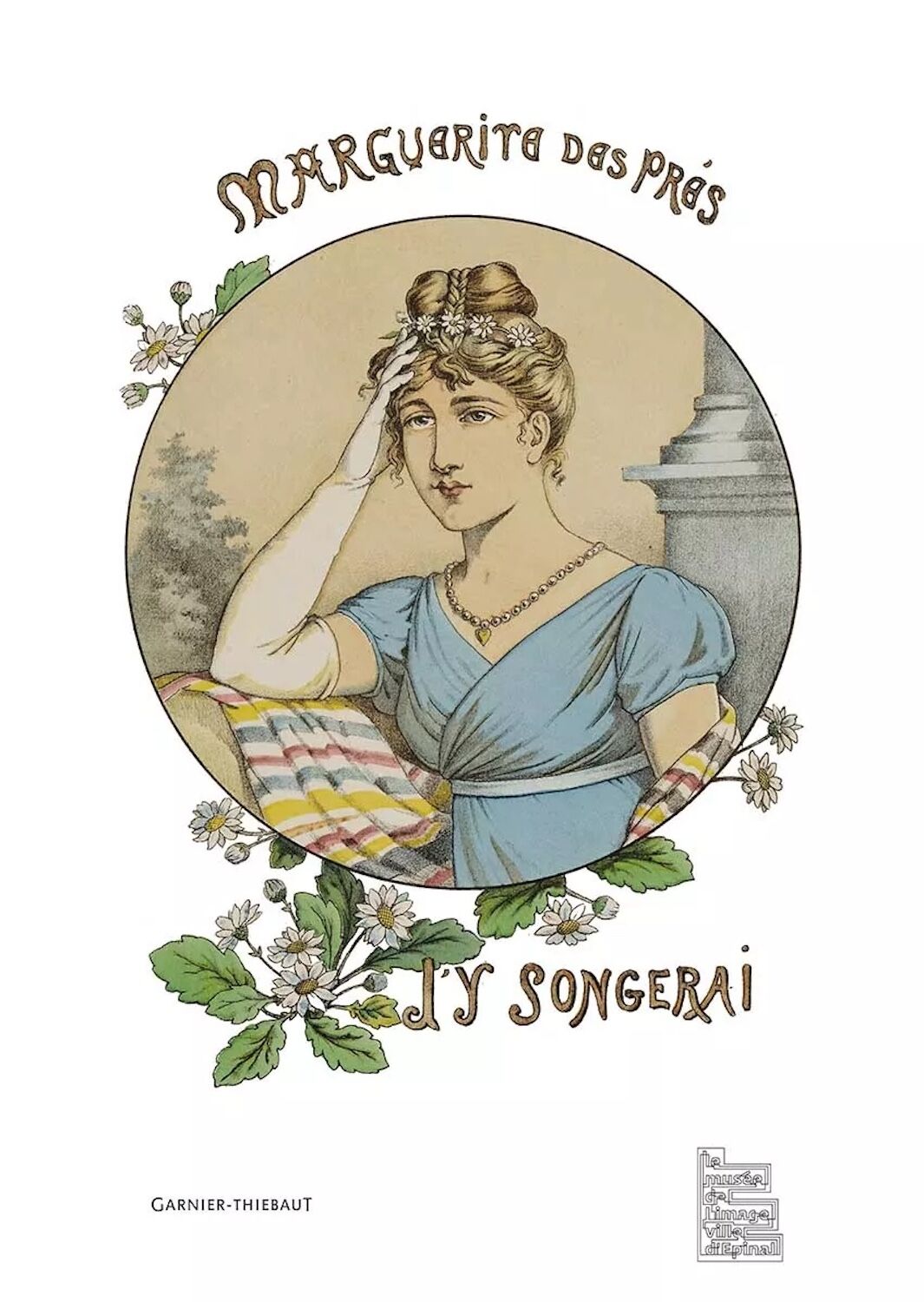 Geschirrtuch WIESENMARGERITE, Garnier Thiebaut, 56 x 77 cm