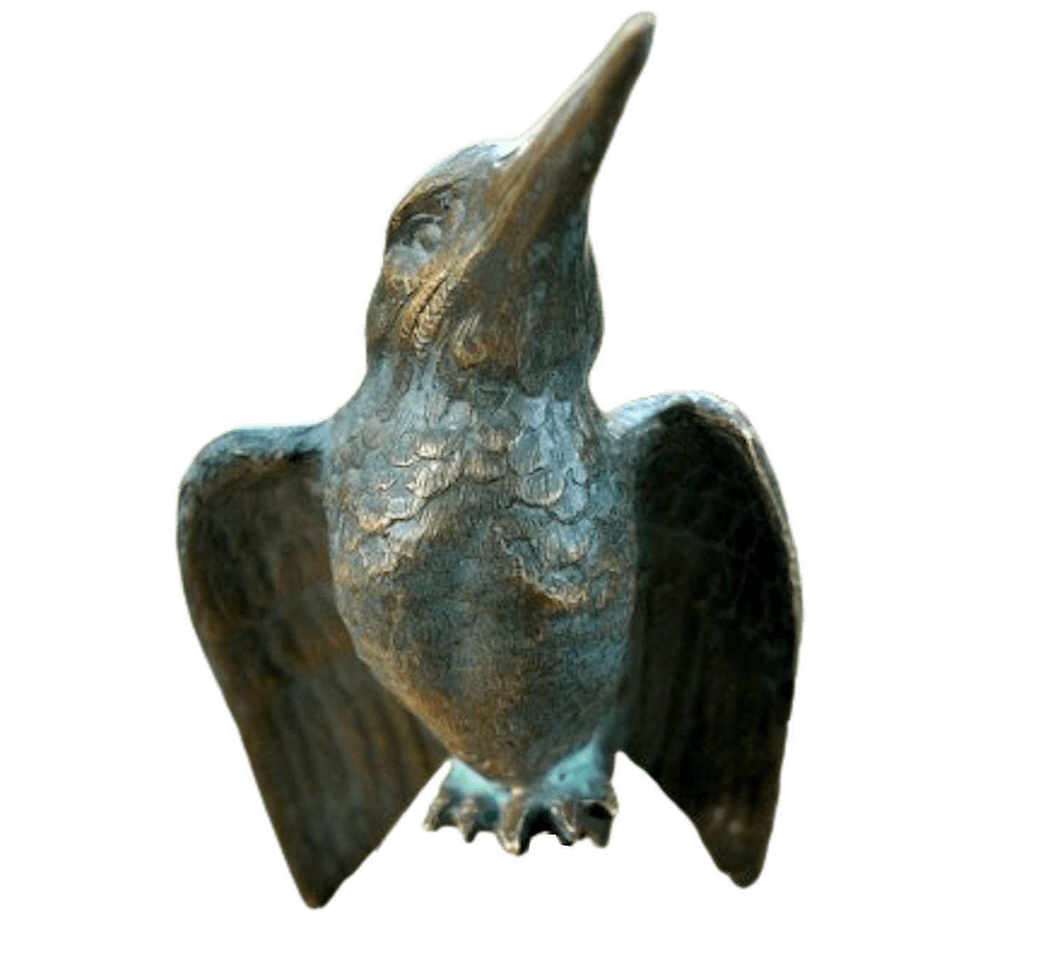Bronzefigur Vogel EISVOGEL CARUSO