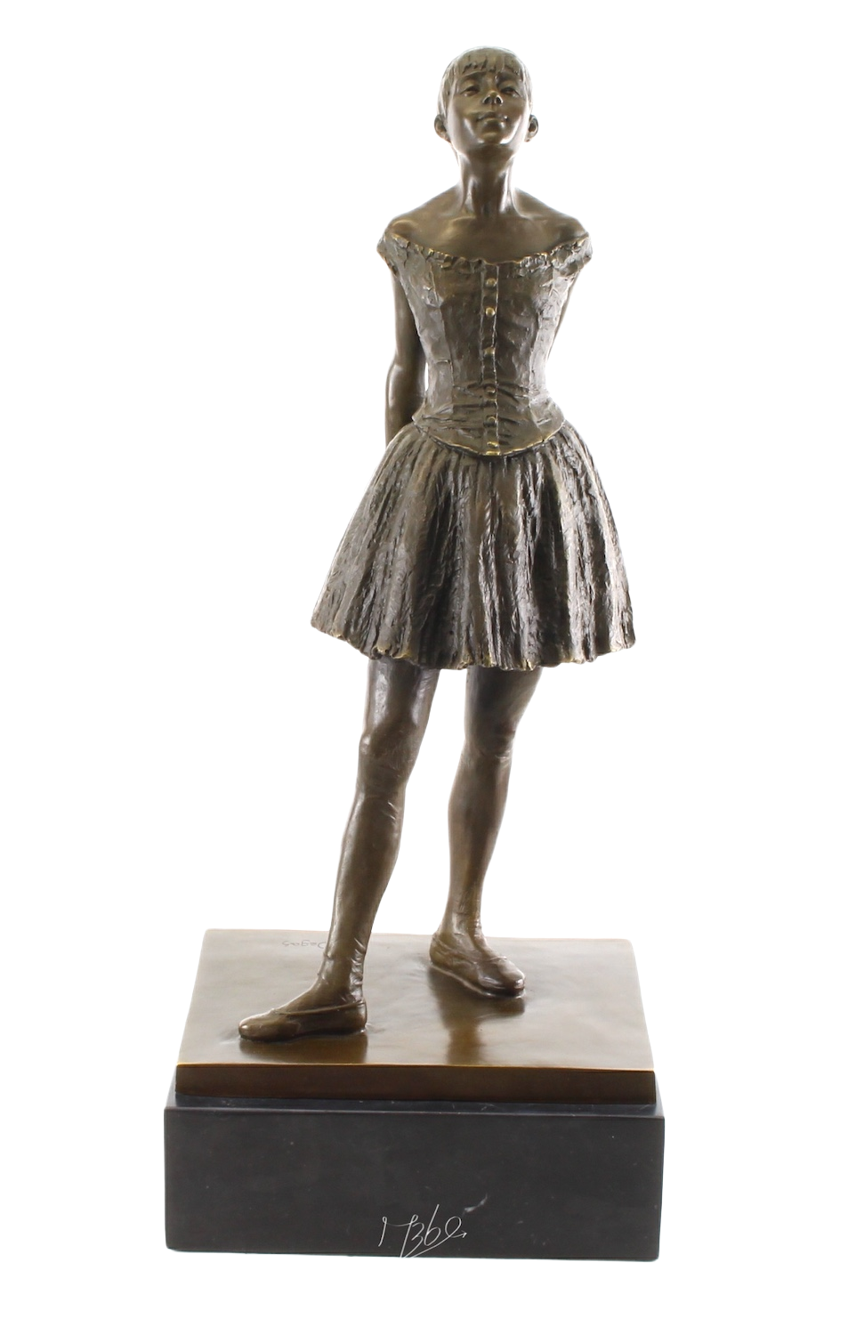 Bronzefigur DEGAS KLEINE VIERZEHNJÄHRIGE TÄNZERIN, 73 cm