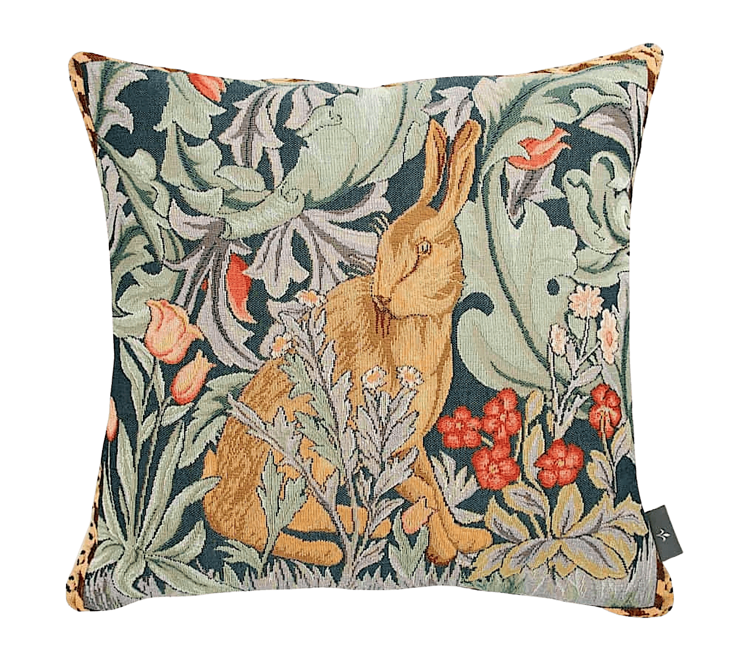 Gobelinkissenhülle Art de Lys MORRIS HASE Hase links schauend, 48x48 cm
