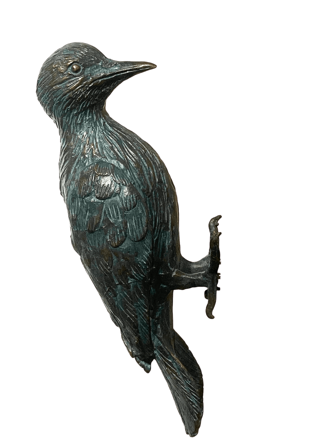 Bronzefigur Vogel BUNTSPECHT