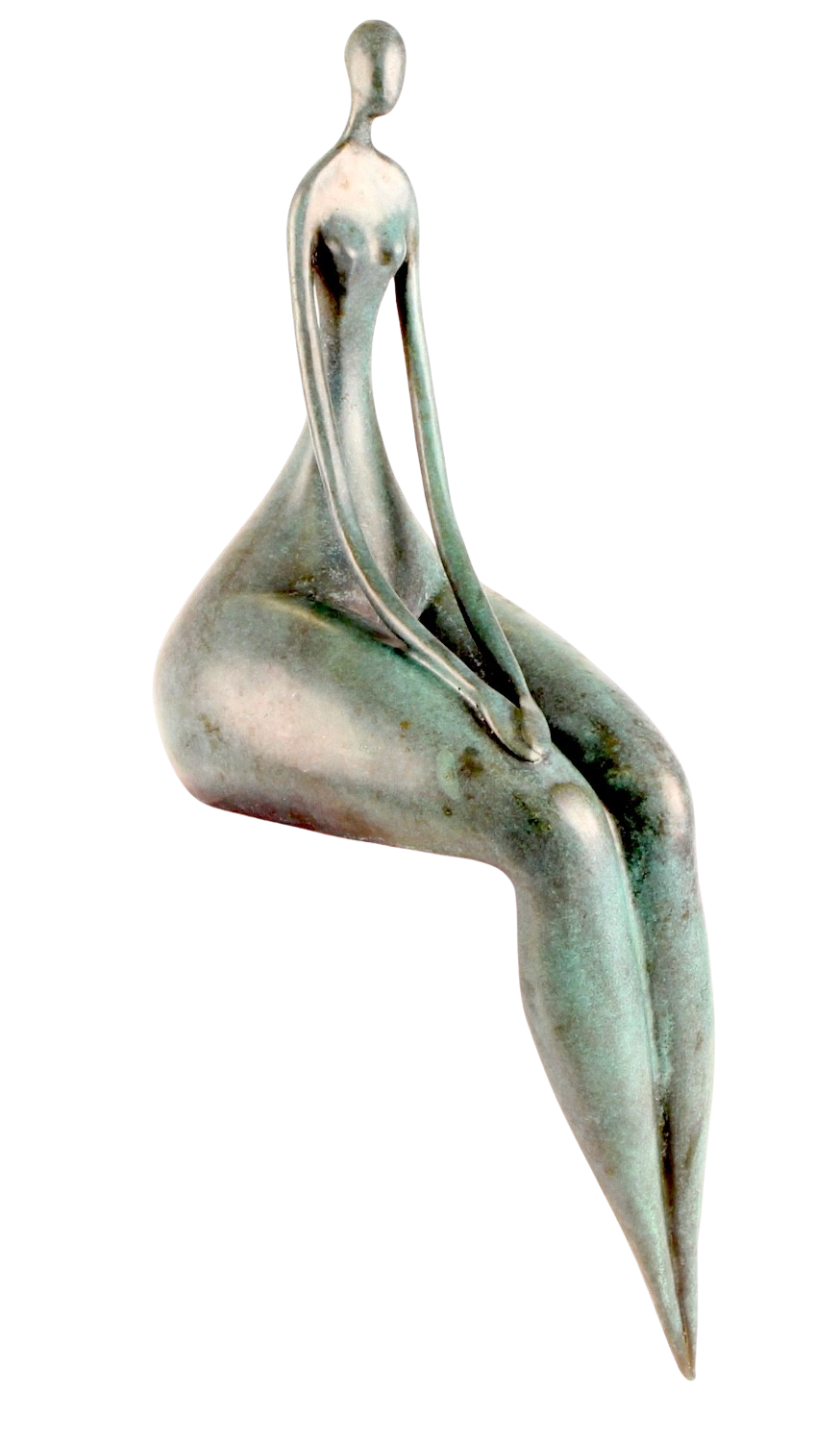 Bronzefigur AUGUSTA, weiblicher Akt, 44 cm