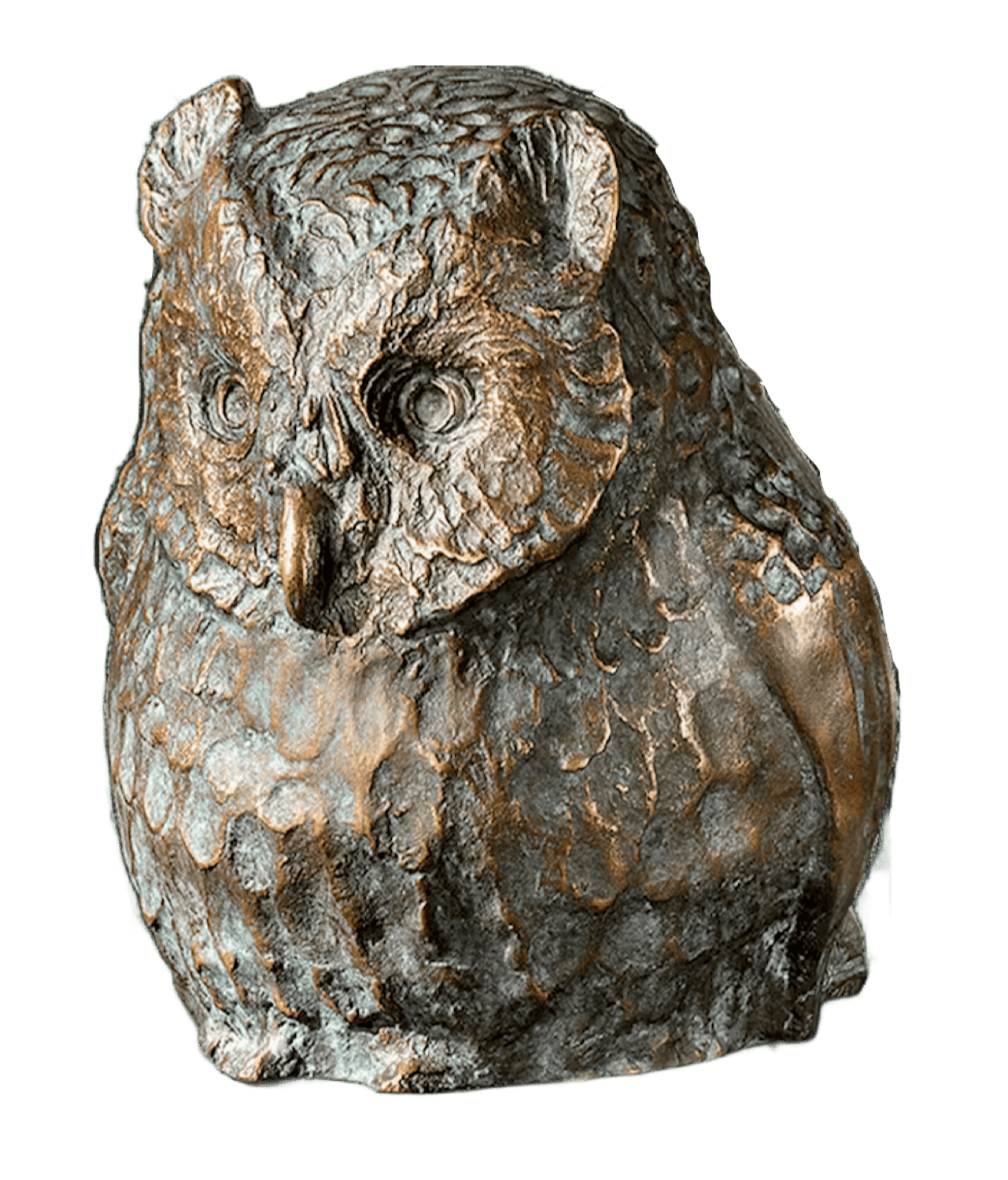 Bronzefigur EULE, von Martin Schliessler