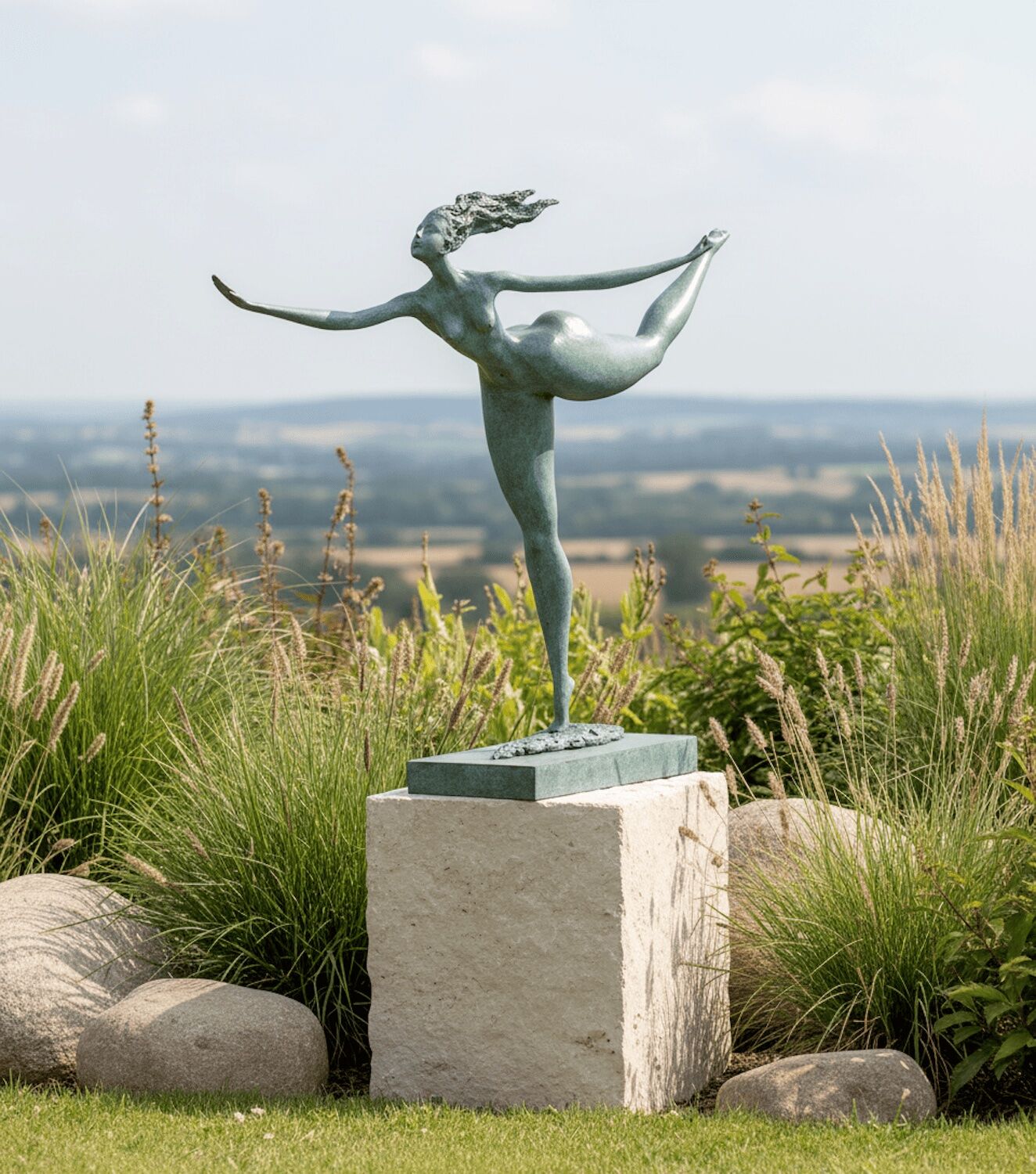 Bronzefigur SANDRINE, 120 cm