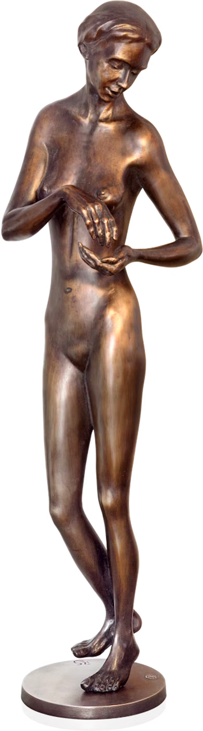 Bronzefigur HINWENDUNG (von Rüdiger Schwenk)