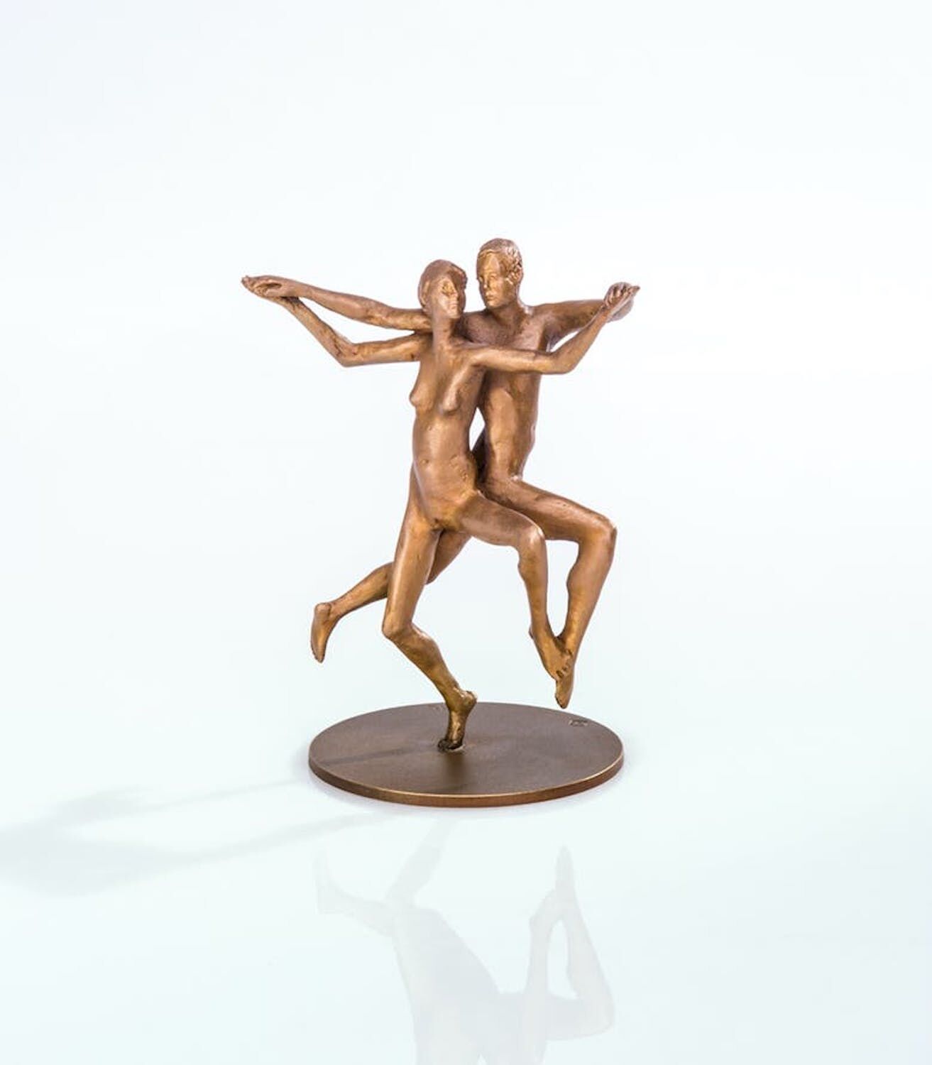 Bronzefigur KADENTES PAAR (von Adelbert Heil)