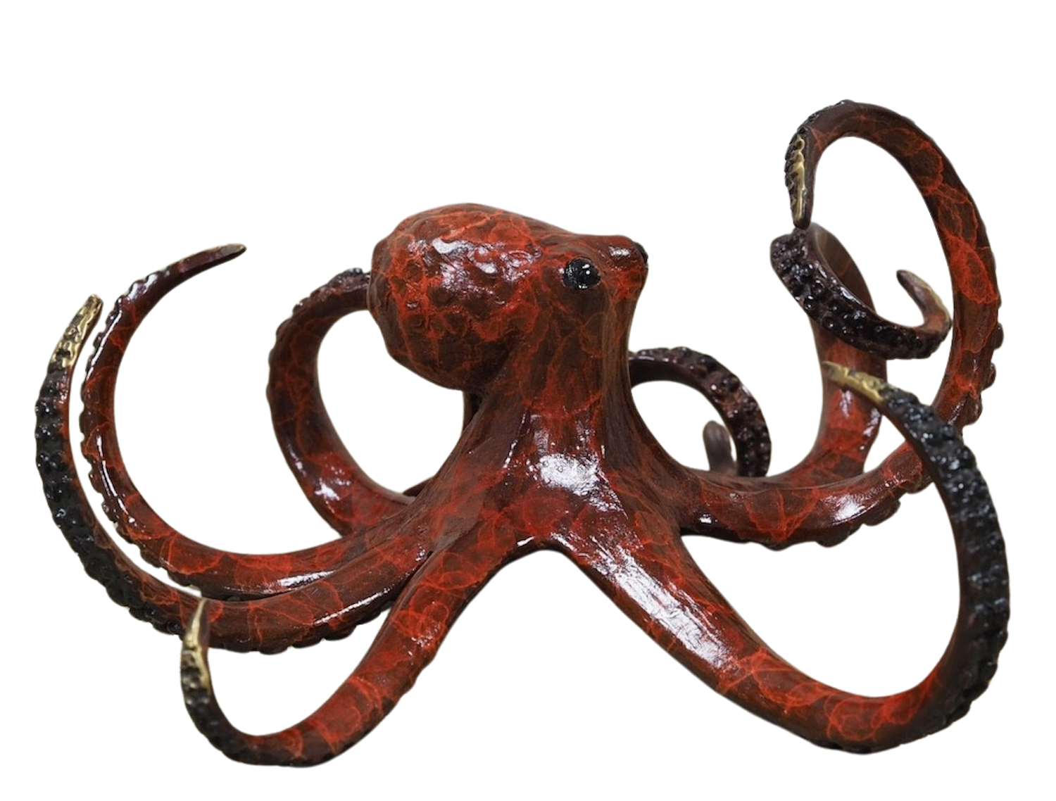 Bronzefigur Tintenfisch Oktopus Krake OTTO (18 cm)