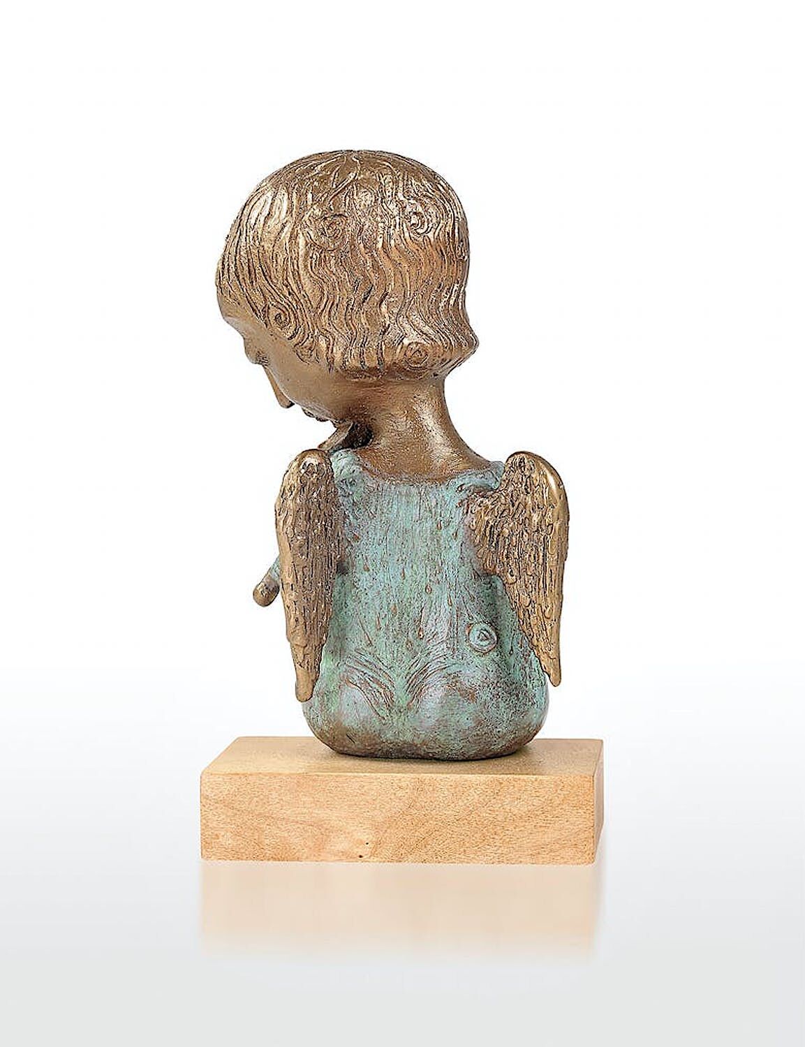 Bronzefigur ENGEL MIT GEIGE (von Elya Yalonetski)