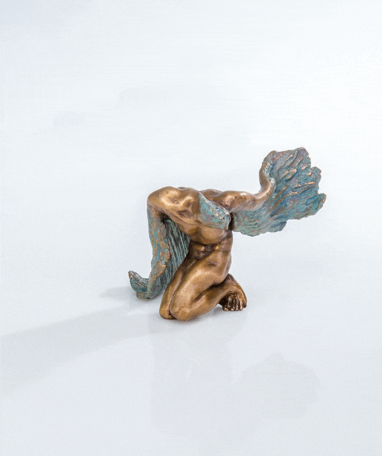 Bronzefigur PHOENIX (von Maria-Luise Bodirsky)