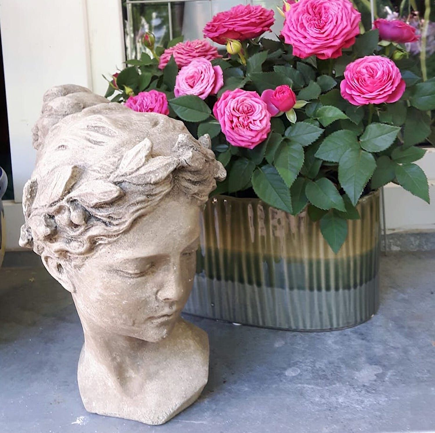 Potsdam: Steinbüste MERCURIUS