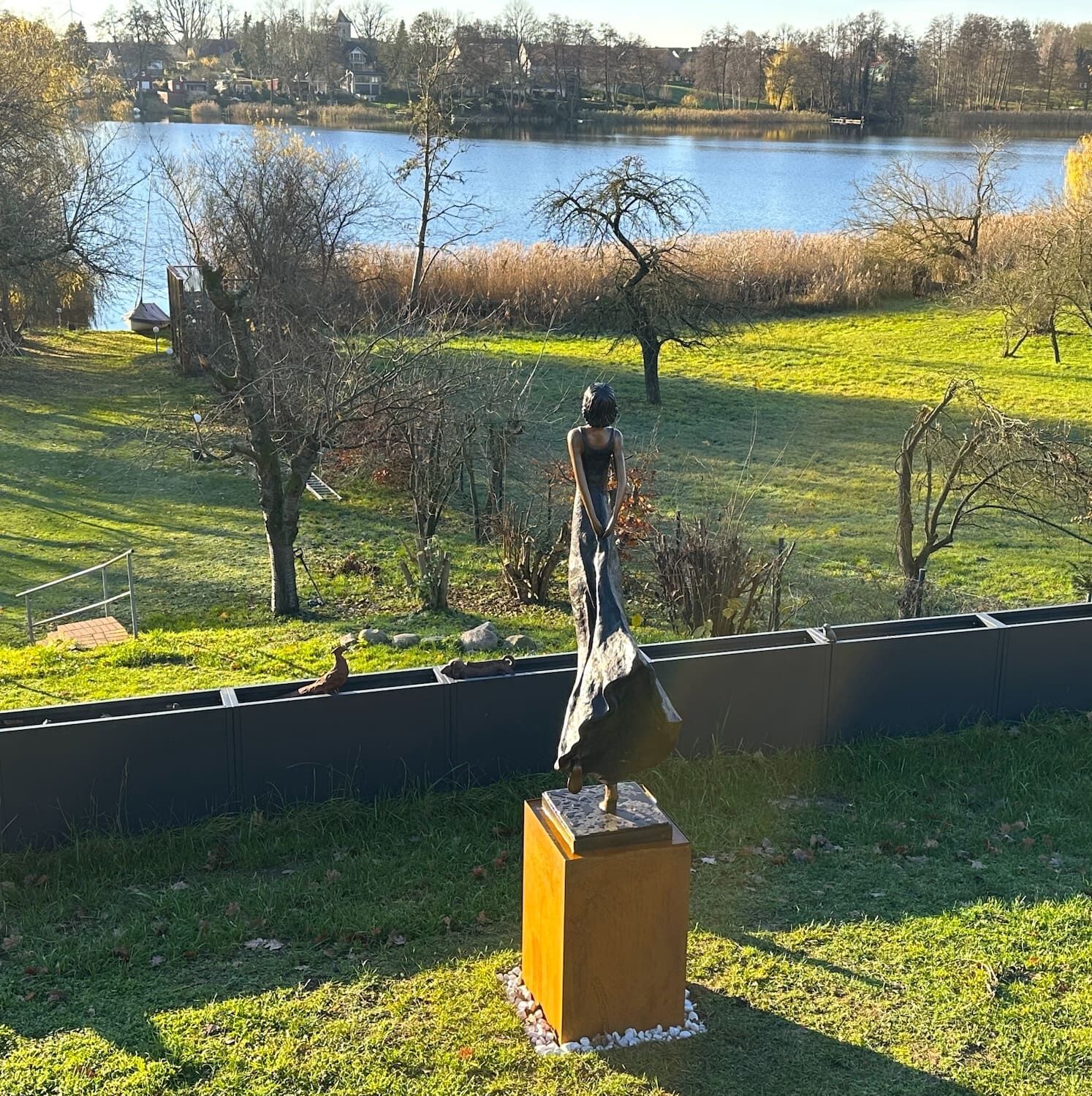 Vielitzsee/Brandenburg: Bronzefigur FLORANCE